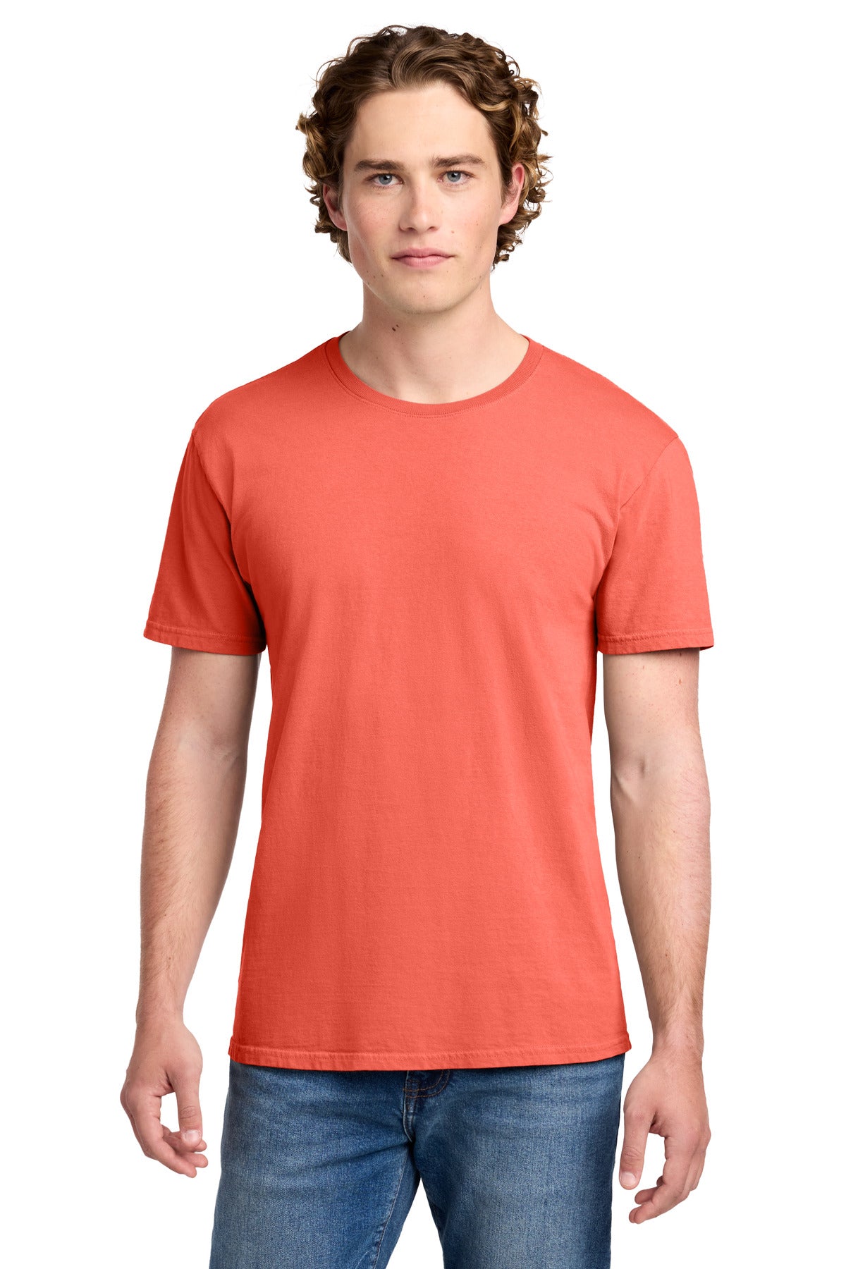 Custom Embroidery or DTF Print - Port & Co ® Beach Wash ® Garment-Dyed Tee. PC099