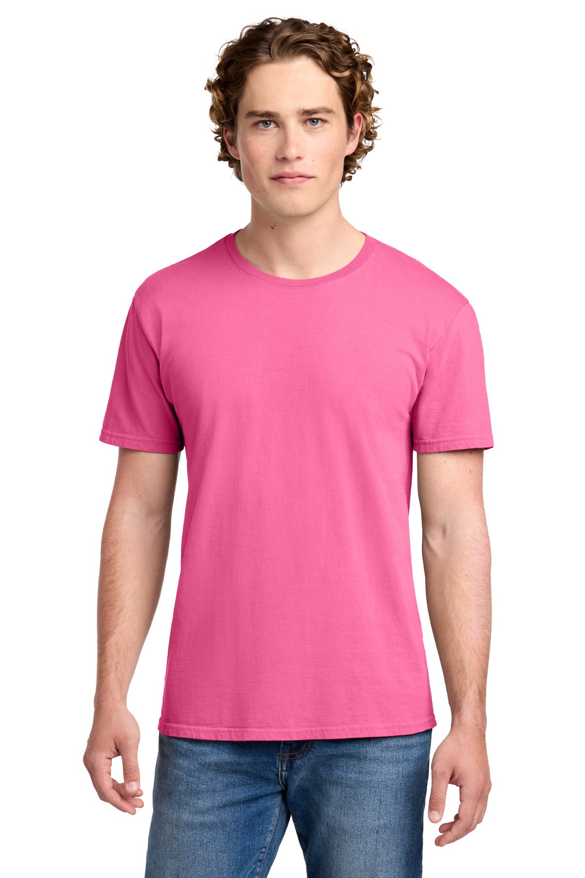 Custom Embroidery or DTF Print - Port & Co ® Beach Wash ® Garment-Dyed Tee. PC099