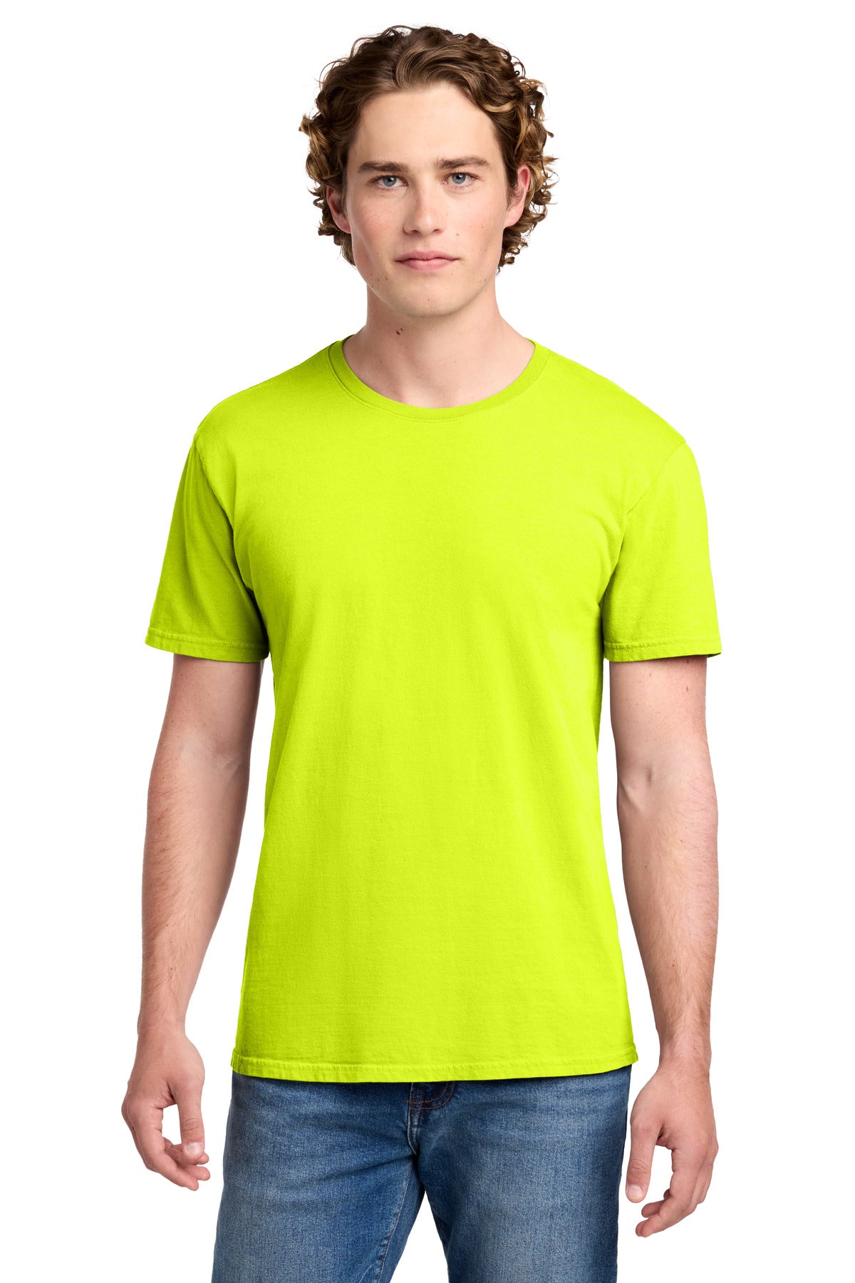 Custom Embroidery or DTF Print - Port & Co ® Beach Wash ® Garment-Dyed Tee. PC099