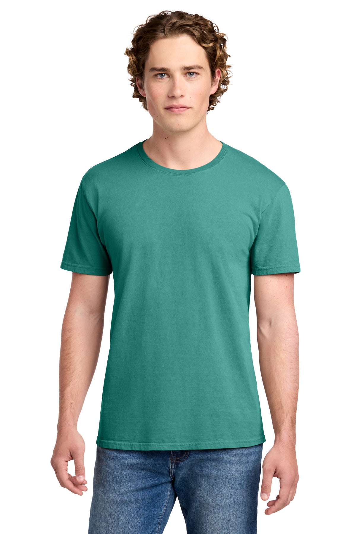 Custom Embroidery or DTF Print - Port & Co ® Beach Wash ® Garment-Dyed Tee. PC099