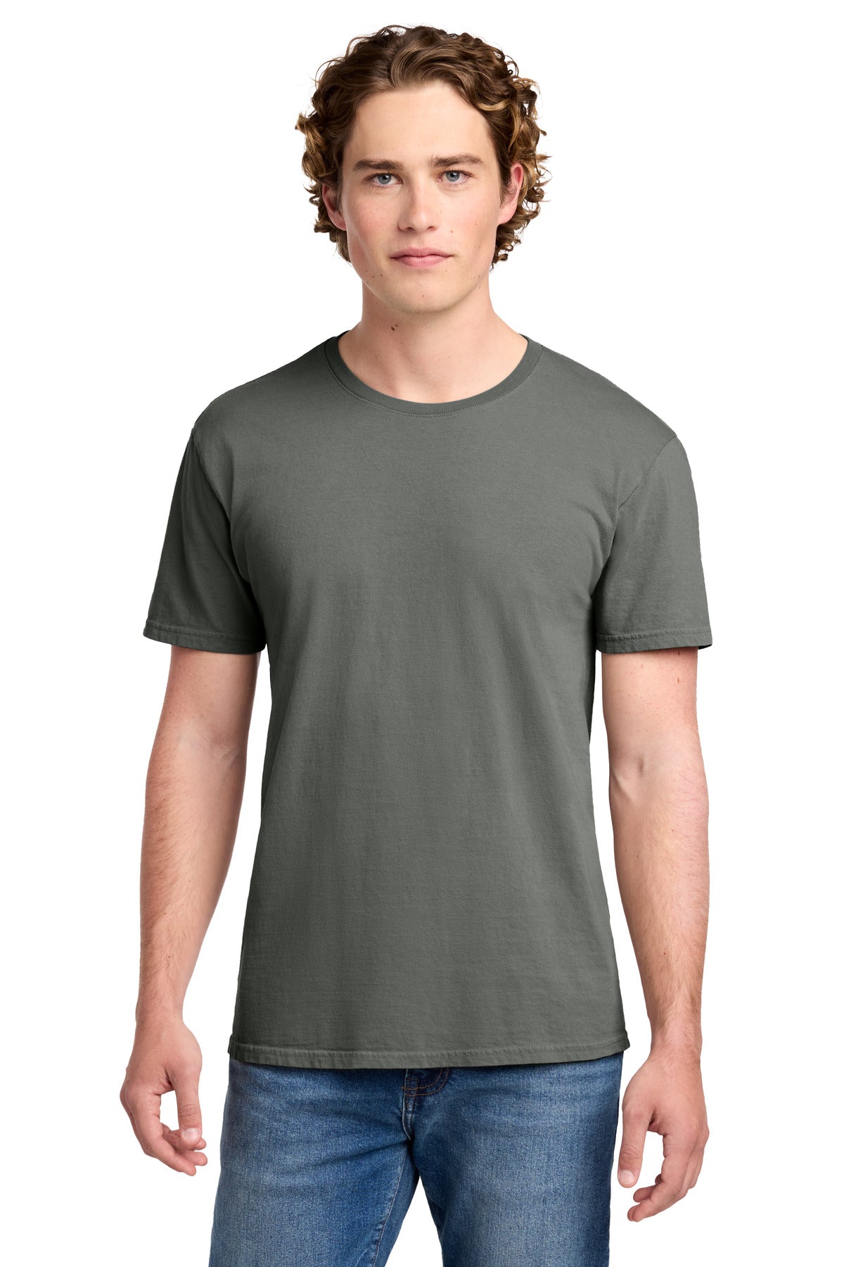 Custom Embroidery or DTF Print - Port & Co ® Beach Wash ® Garment-Dyed Tee. PC099