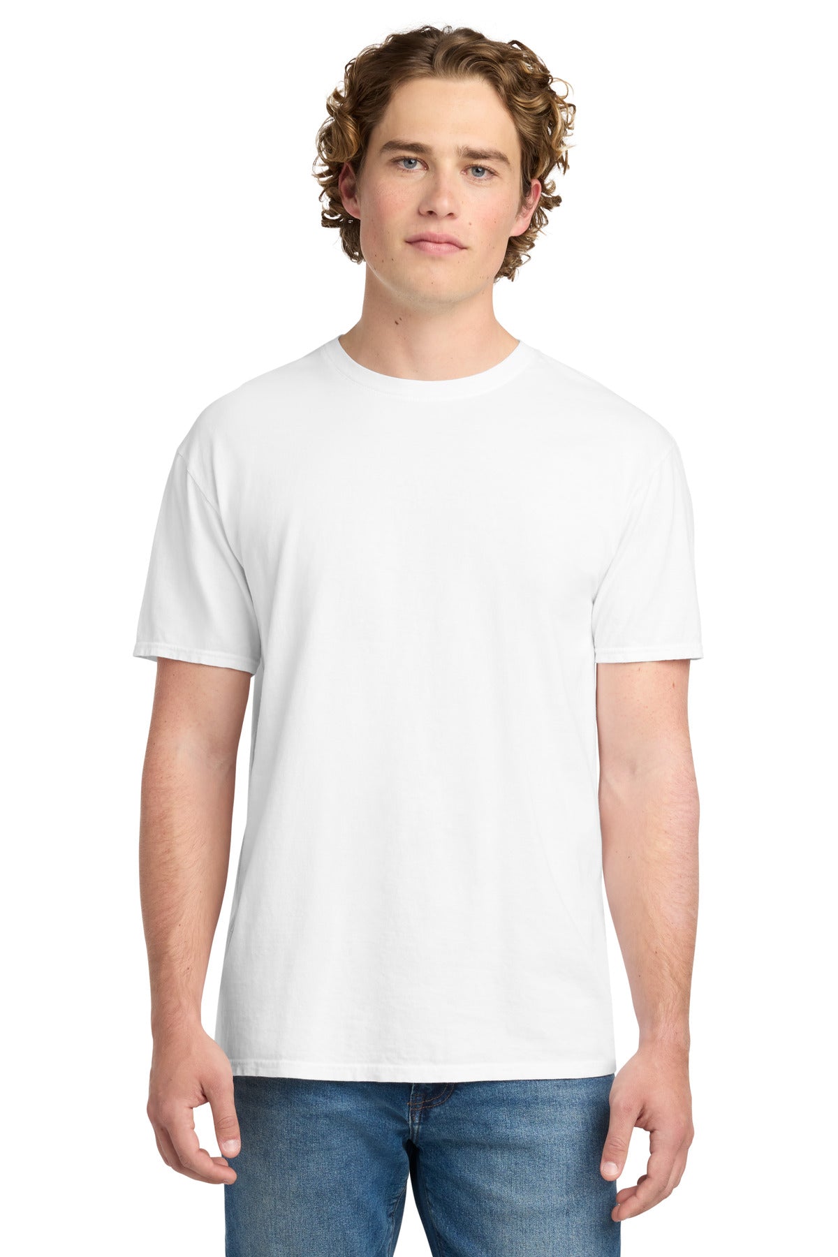 Custom Embroidery or DTF Print - Port & Co ® Beach Wash ® Garment-Dyed Tee. PC099