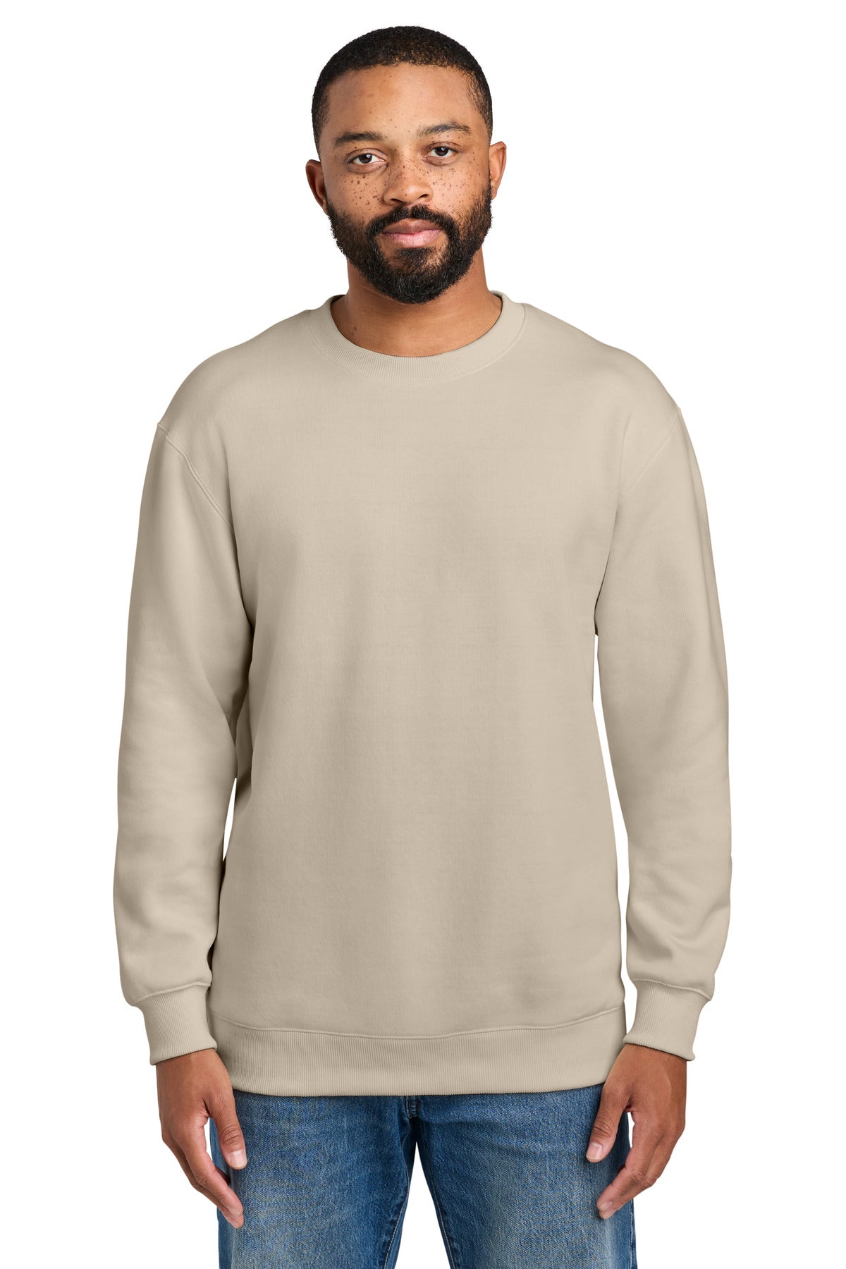 Custom Embroidery or DTF Print - Port & Co ® Foundation Fleece Pullover Crewneck Sweatshirt PC107