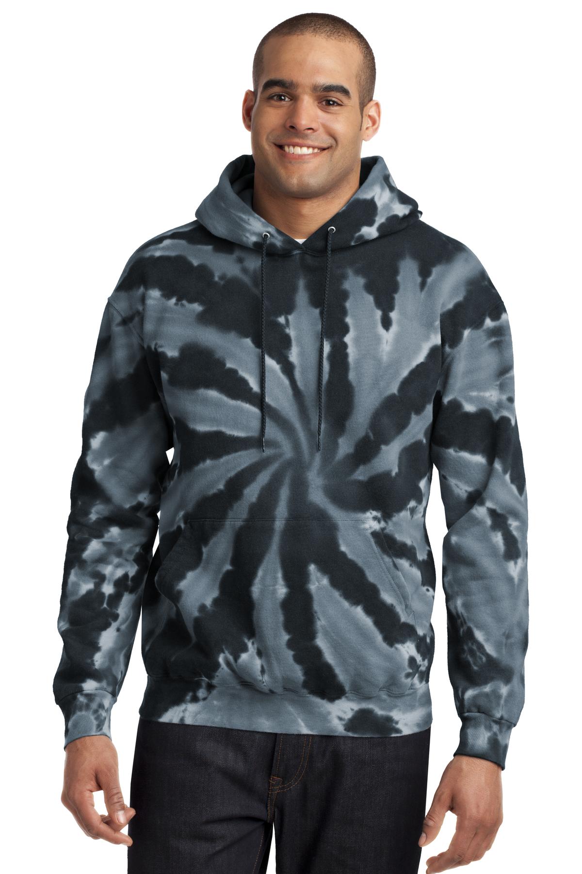 Custom Embroidered - Port & Company® Tie-Dye Pullover Hooded Sweatshirt. PC146