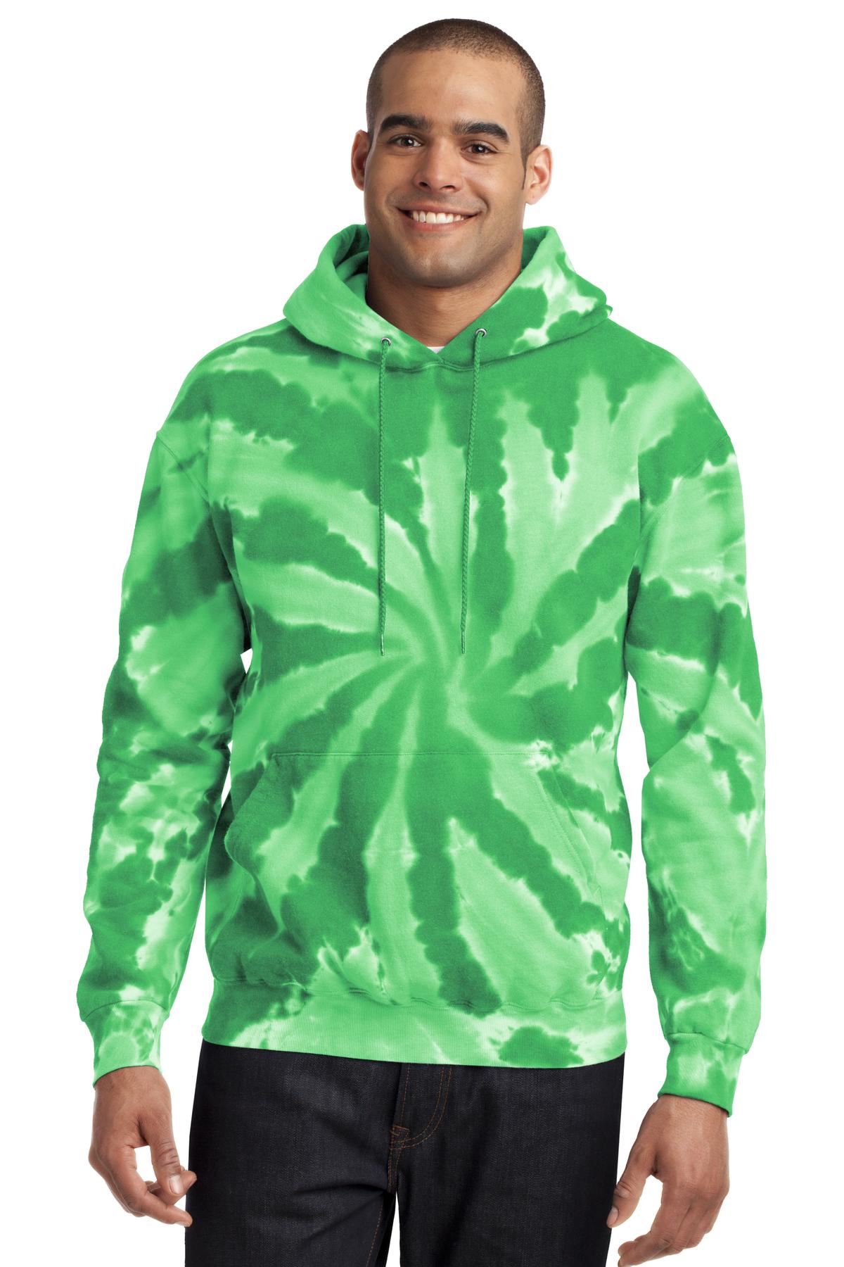 Custom Embroidered - Port & Company® Tie-Dye Pullover Hooded Sweatshirt. PC146
