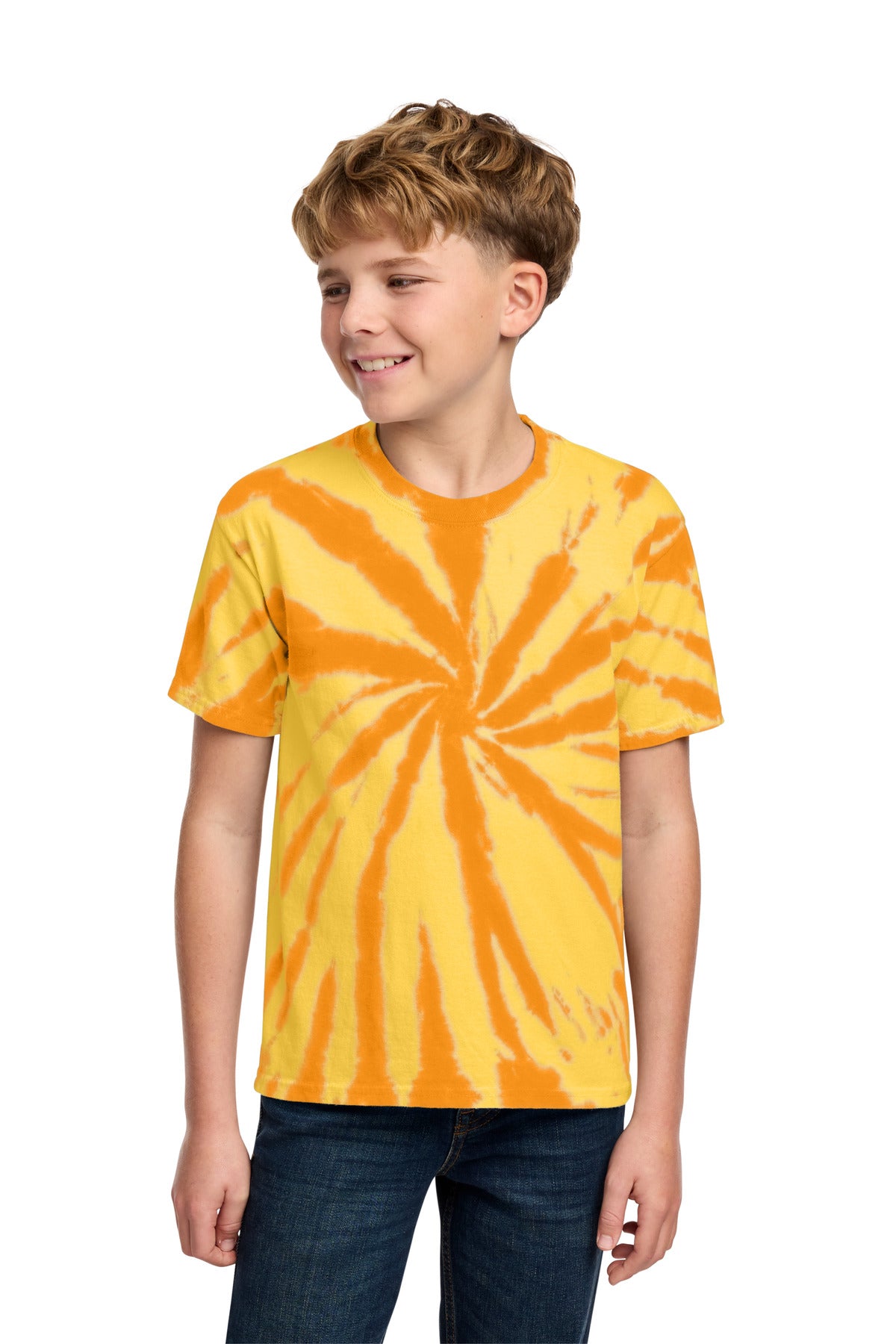 Custom Embroidery or DTF Print - Port & Co ® Youth Tie-Dye Tee. PC147Y