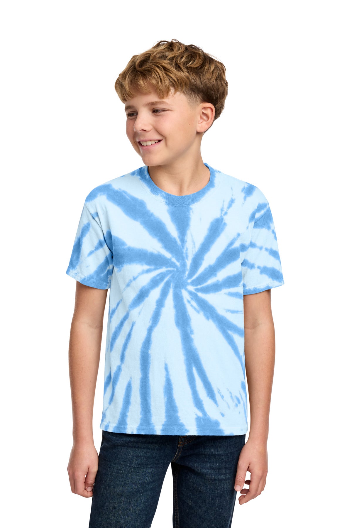 Custom Embroidery or DTF Print - Port & Co ® Youth Tie-Dye Tee. PC147Y