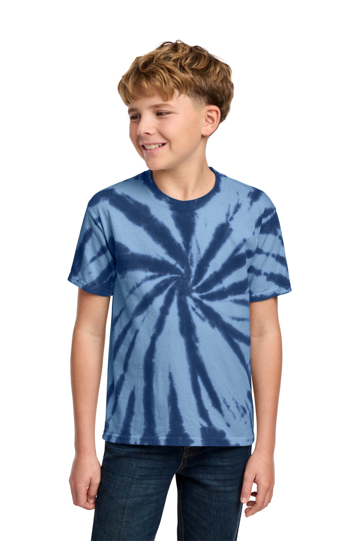 Custom Embroidery or DTF Print - Port & Co ® Youth Tie-Dye Tee. PC147Y