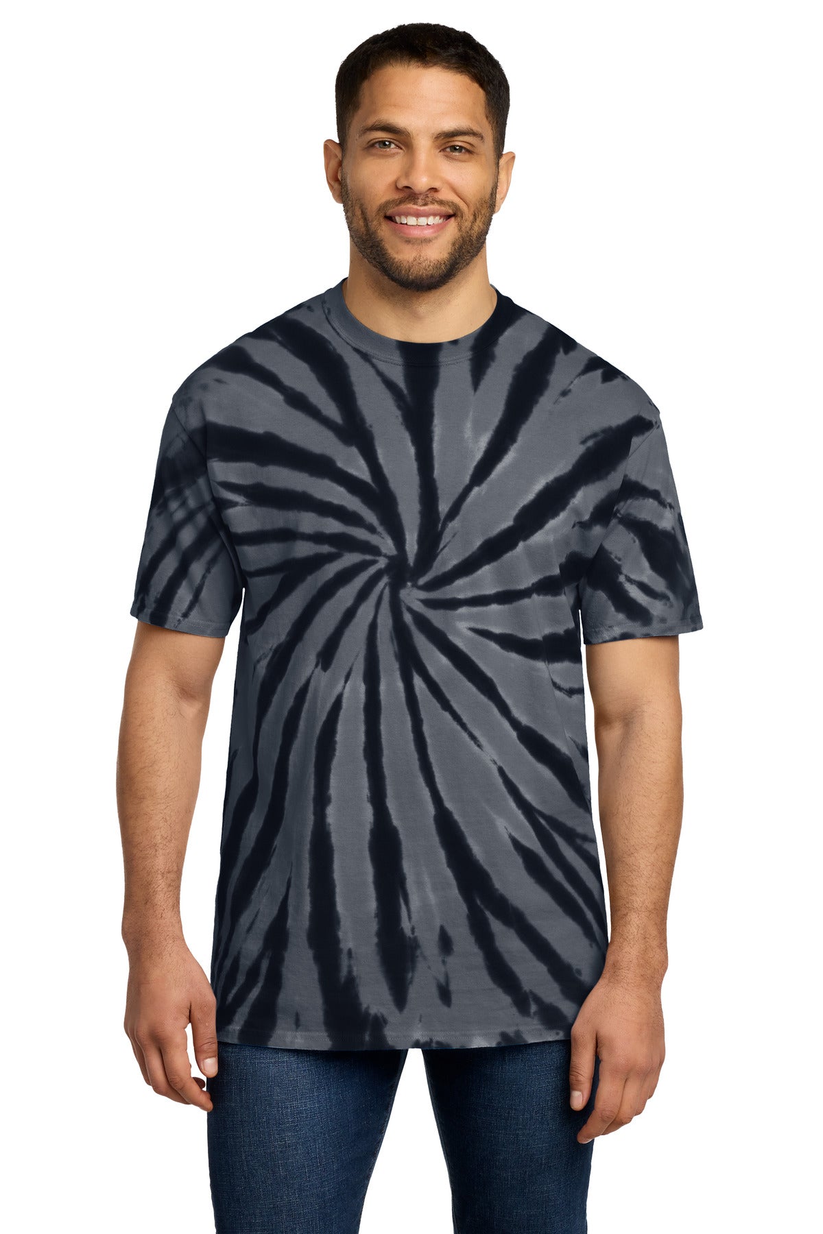 Custom Embroidery or DTF Print - Port & Co ® Tie-Dye Tee. PC147