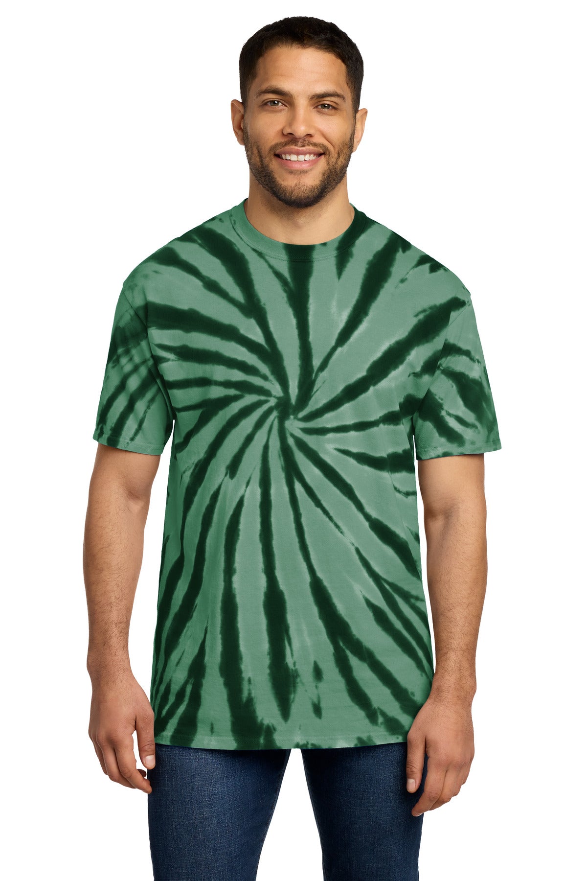 Custom Embroidery or DTF Print - Port & Co ® Tie-Dye Tee. PC147