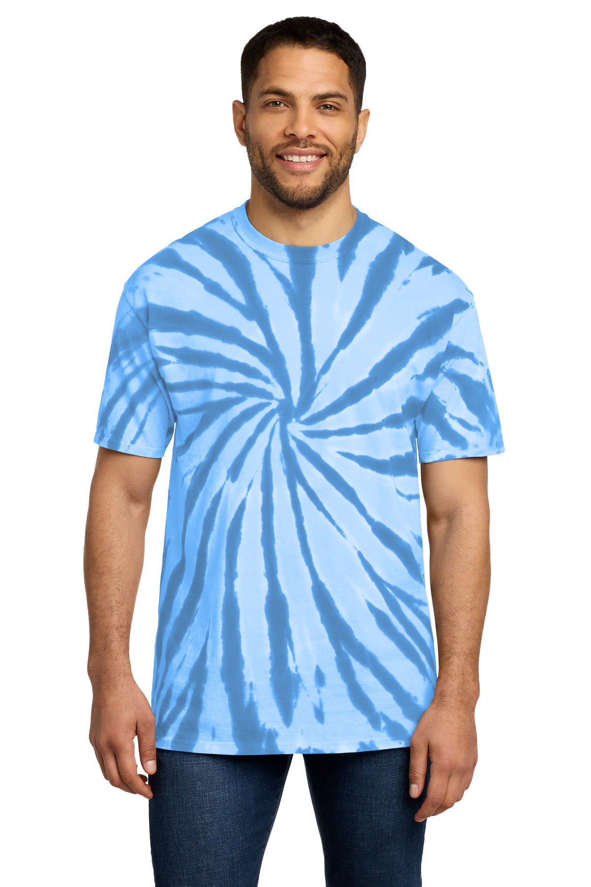 Custom Embroidery or DTF Print - Port & Co ® Tie-Dye Tee. PC147