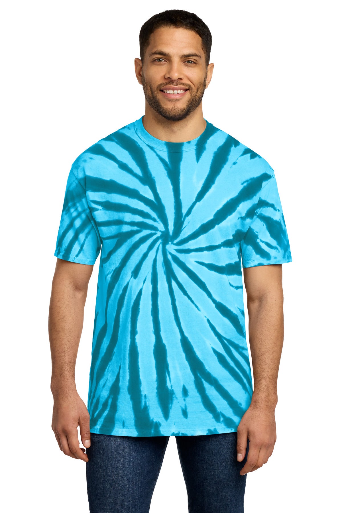 Custom Embroidery or DTF Print - Port & Co ® Tie-Dye Tee. PC147