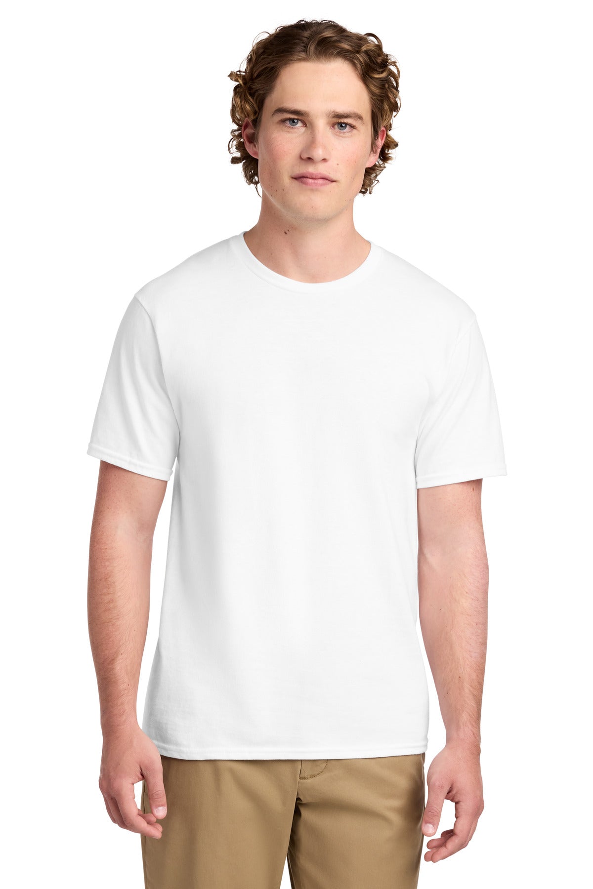 Custom Embroidery or DTF Print - Port & Co ® Ring Spun Cotton Tee. PC150
