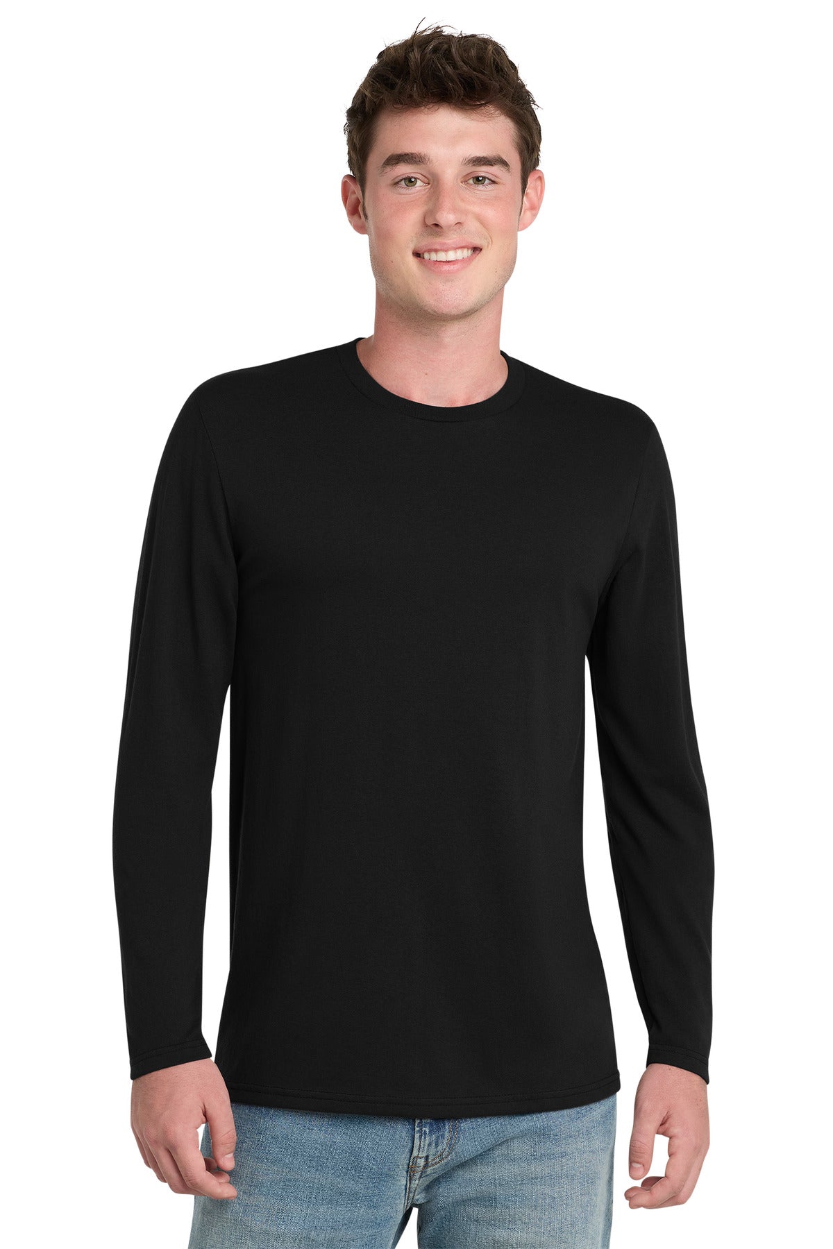 Custom Embroidery or DTF Print - Port & Co ® Tri-Blend Long Sleeve Tee. PC330LS