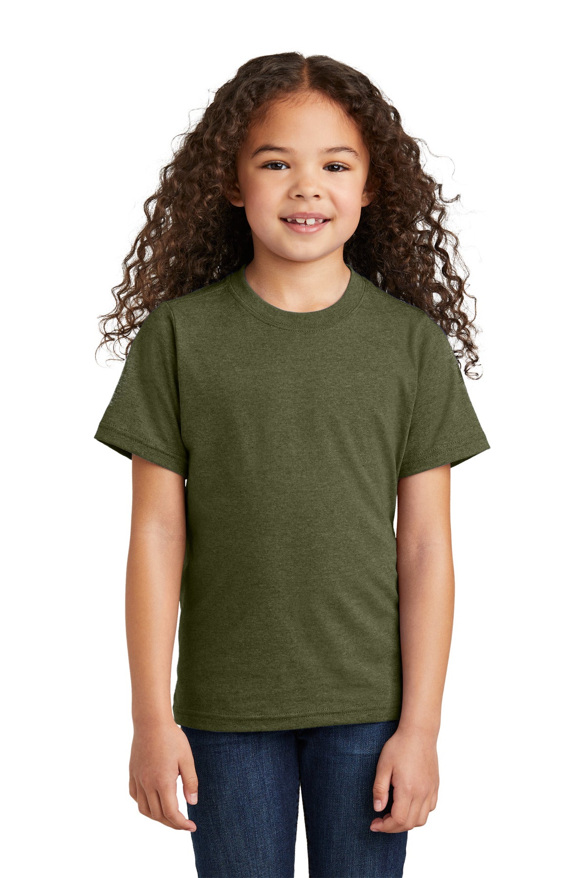 Custom Embroidery or DTF Print - Port & Co ™ Youth Tri-Blend Tee PC330Y