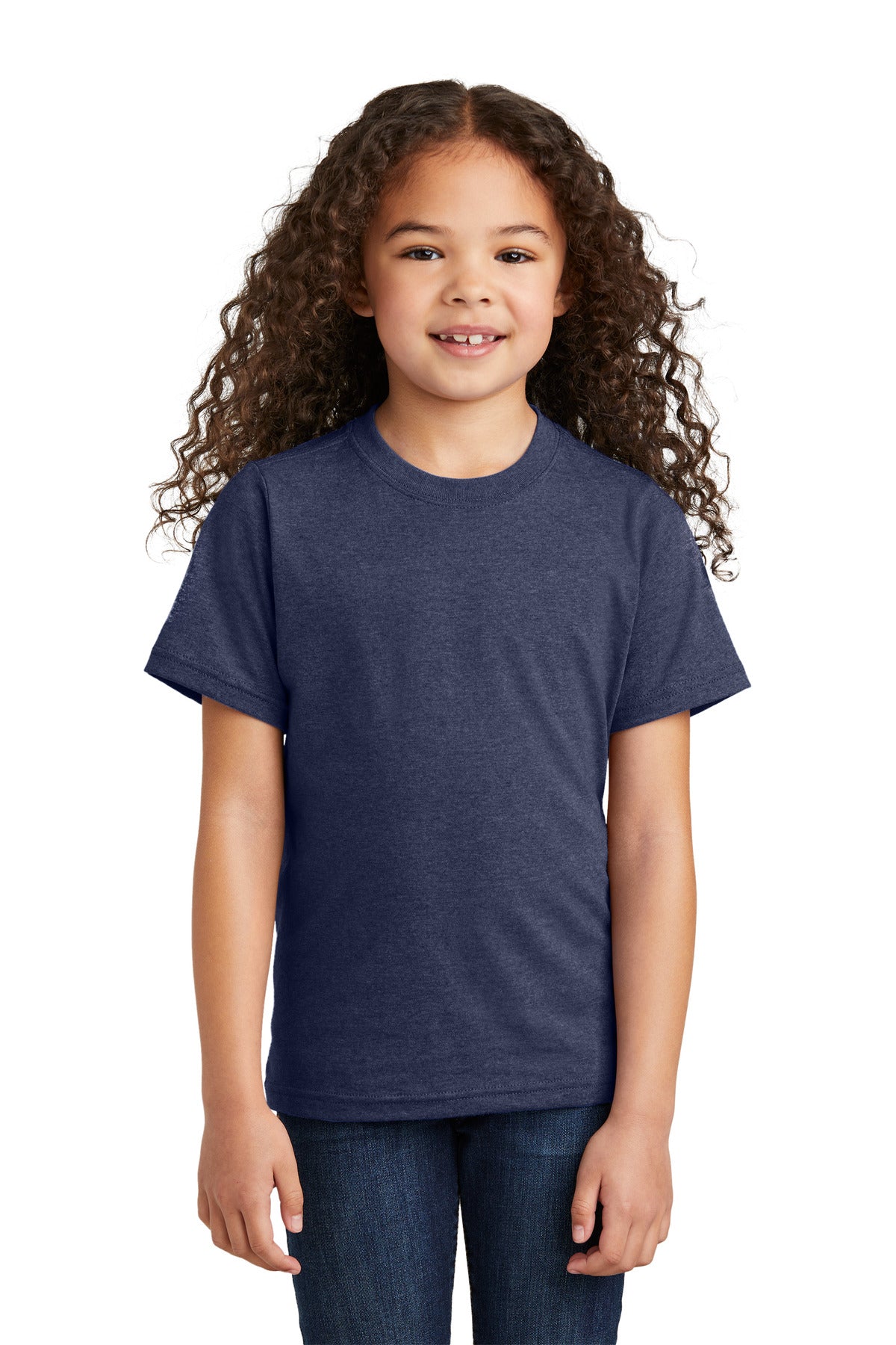 Custom Embroidery or DTF Print - Port & Co ™ Youth Tri-Blend Tee PC330Y