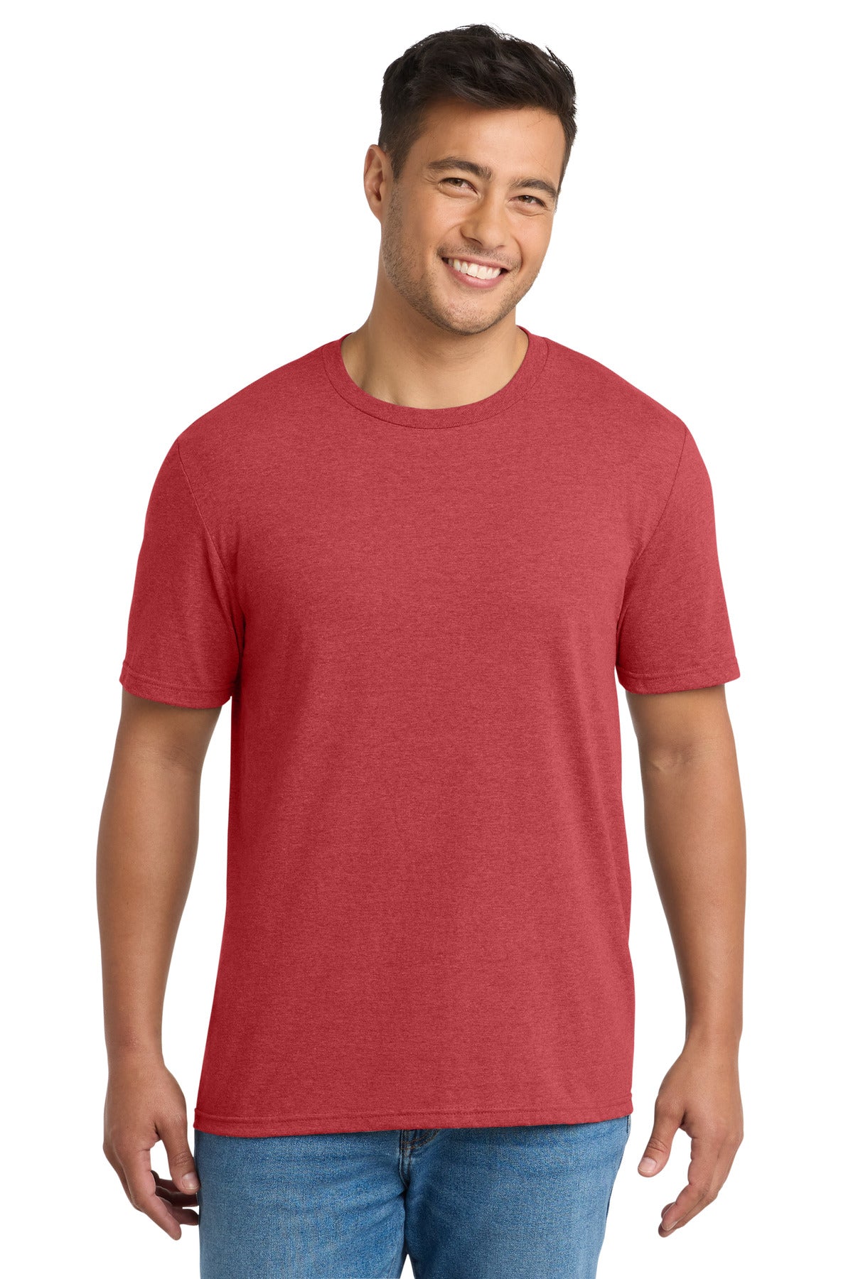 Custom Embroidery or DTF Print - Port & Co ® Tri-Blend Tee. PC330