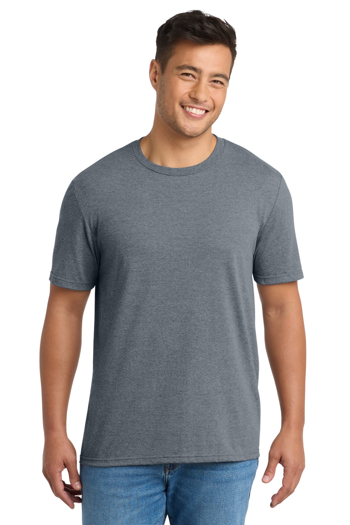 Custom Embroidery or DTF Print - Port & Co ® Tri-Blend Tee. PC330