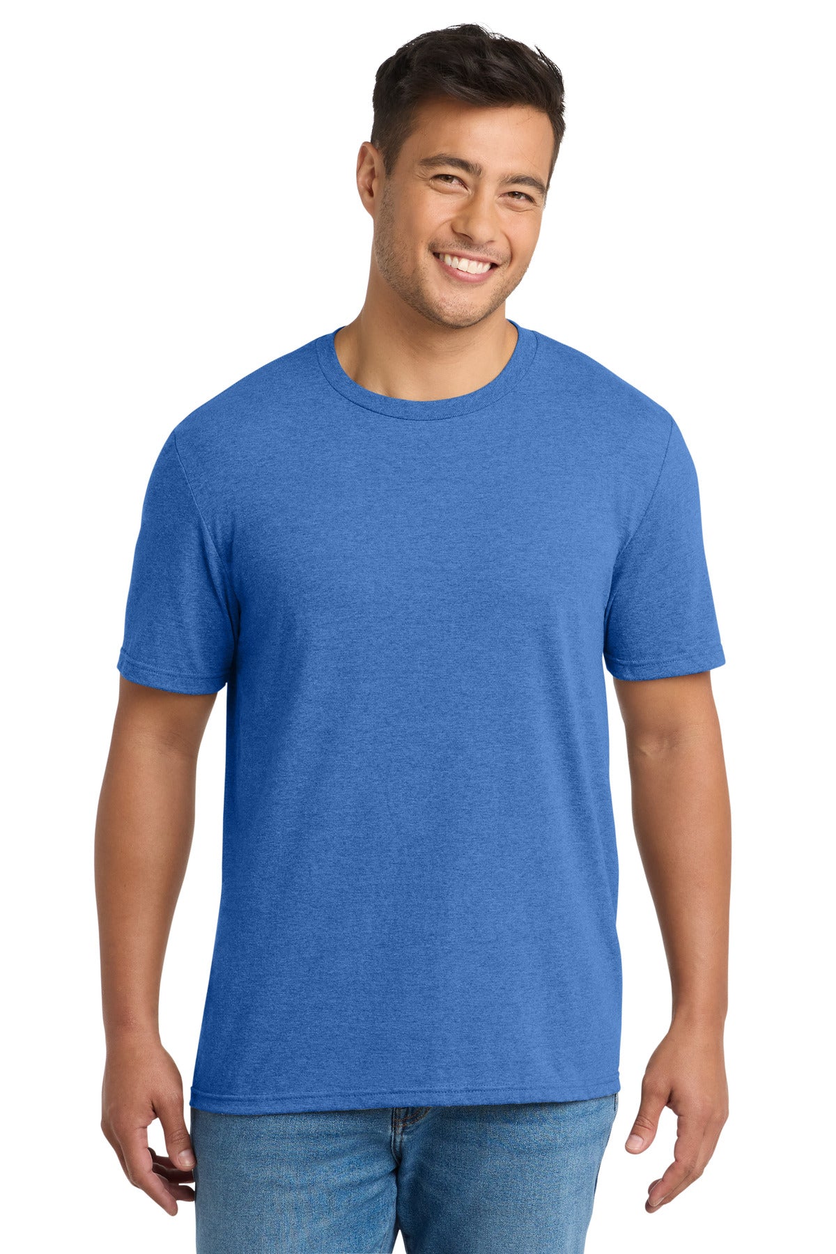 Custom Embroidery or DTF Print - Port & Co ® Tri-Blend Tee. PC330