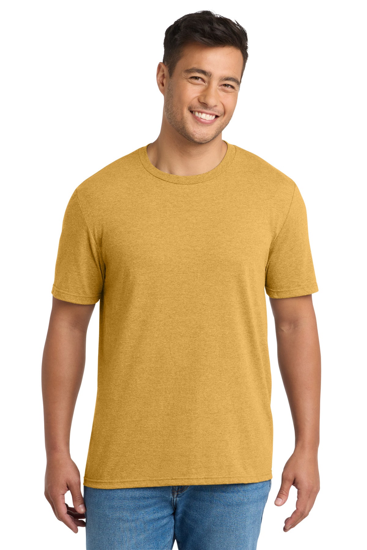 Custom Embroidery or DTF Print - Port & Co ® Tri-Blend Tee. PC330