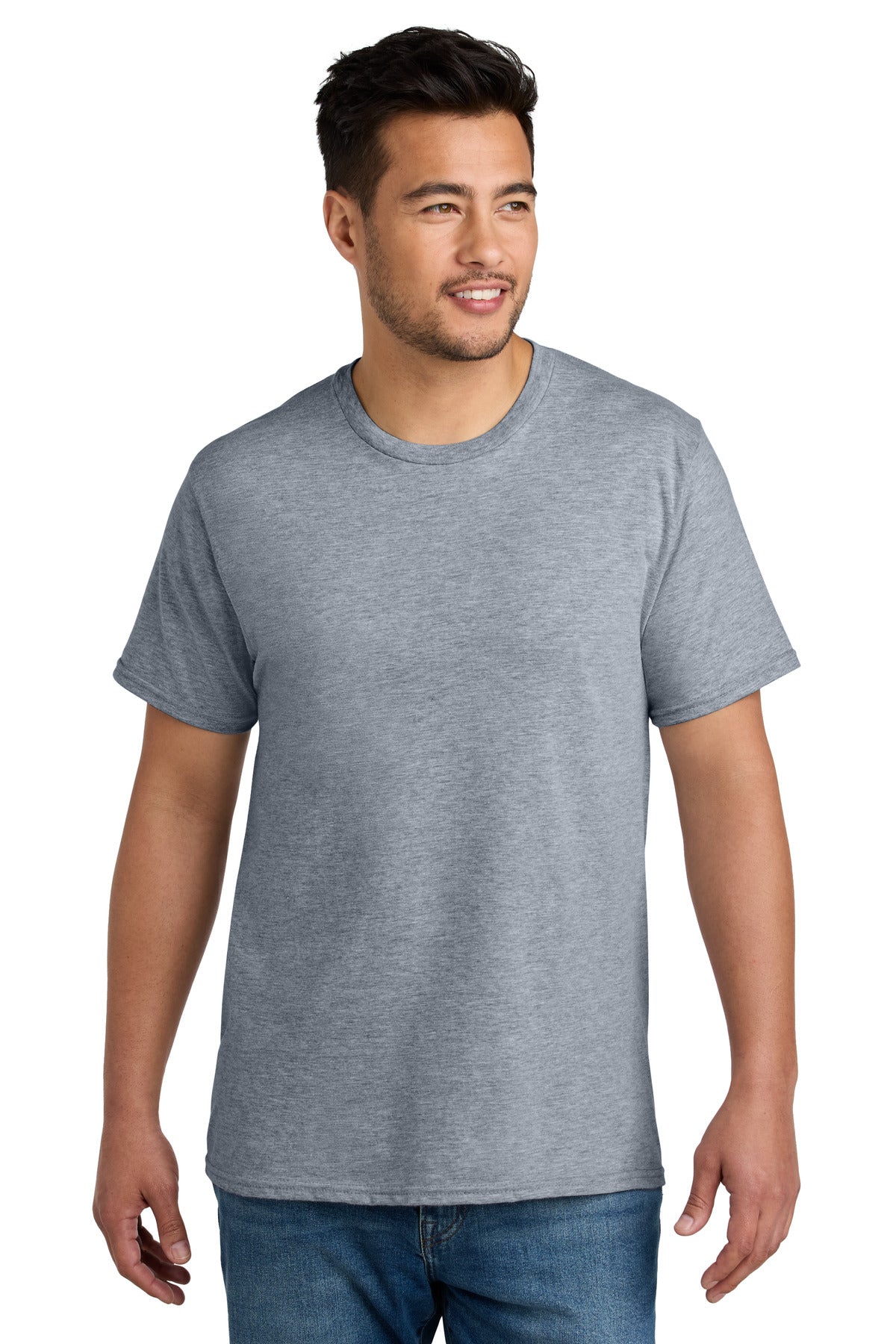 Custom Embroidery or DTF Print - Port & Co ® CVC Tee PC340