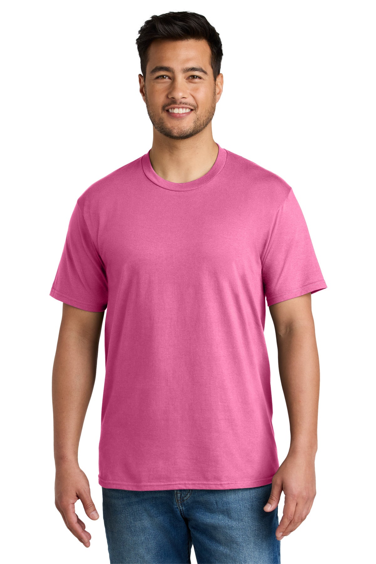 Custom Embroidery or DTF Print - Port & Co ® CVC Tee PC340