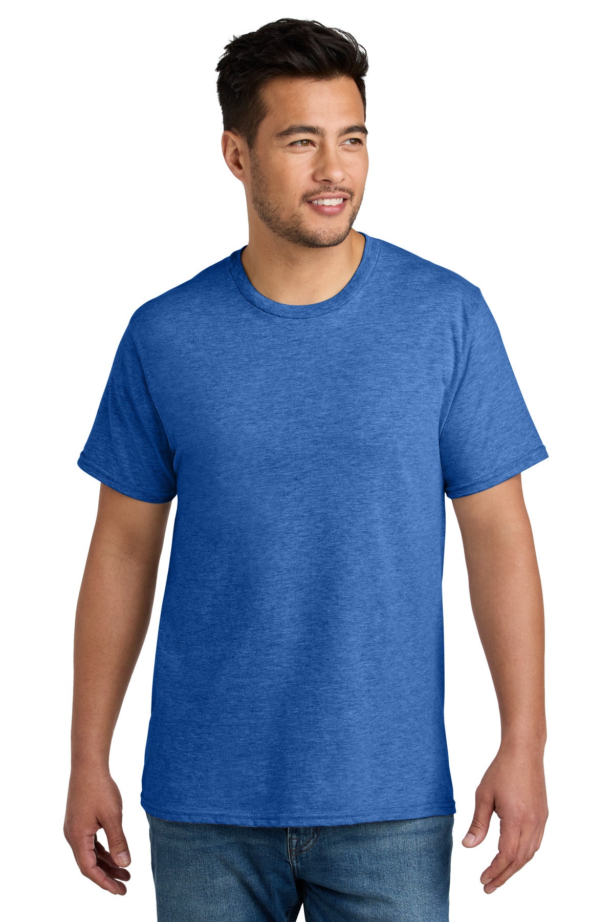 Custom Embroidery or DTF Print - Port & Co ® CVC Tee PC340