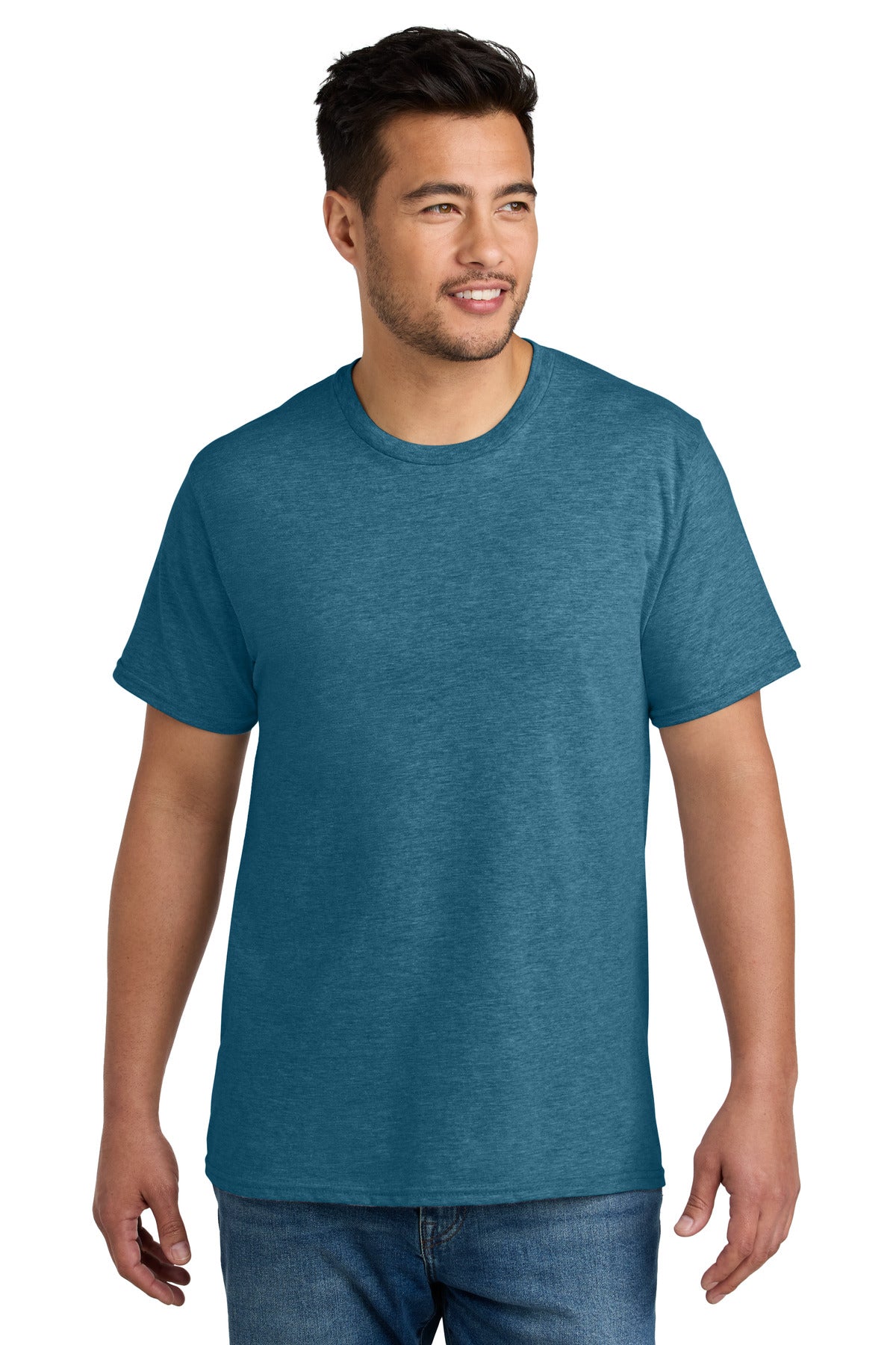 Custom Embroidery or DTF Print - Port & Co ® CVC Tee PC340
