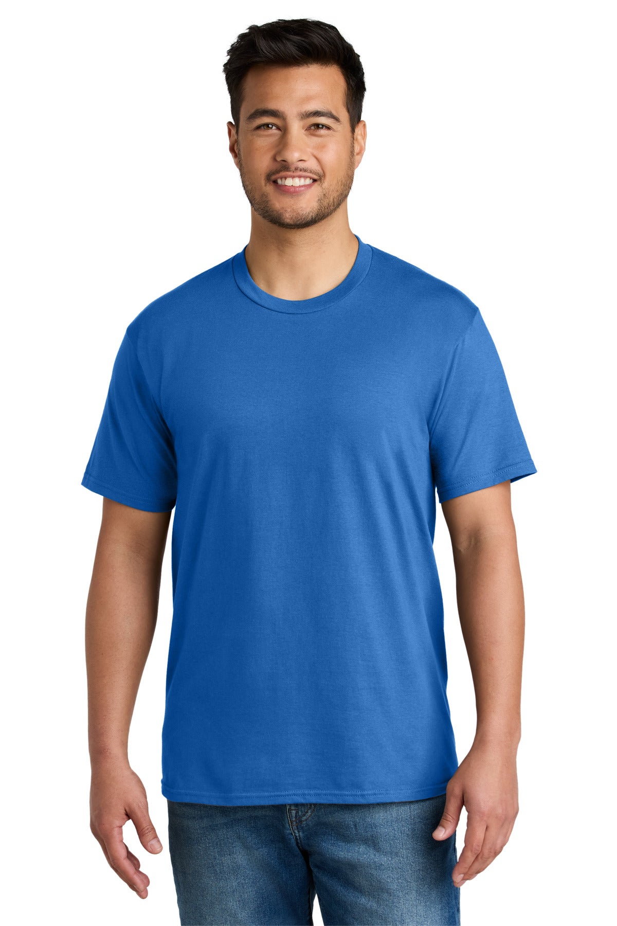 Custom Embroidery or DTF Print - Port & Co ® CVC Tee PC340