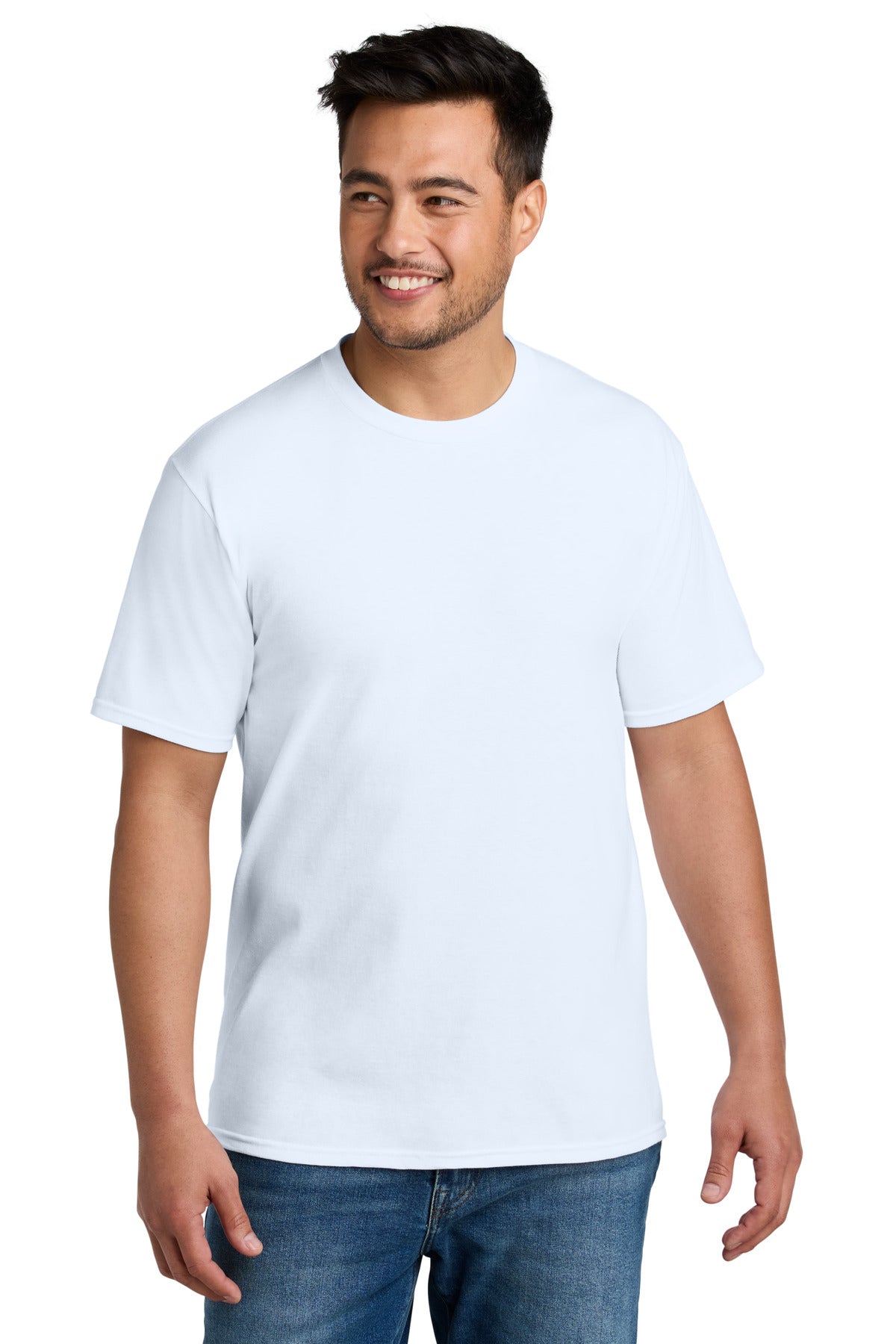 Custom Embroidery or DTF Print - Port & Co ® CVC Tee PC340