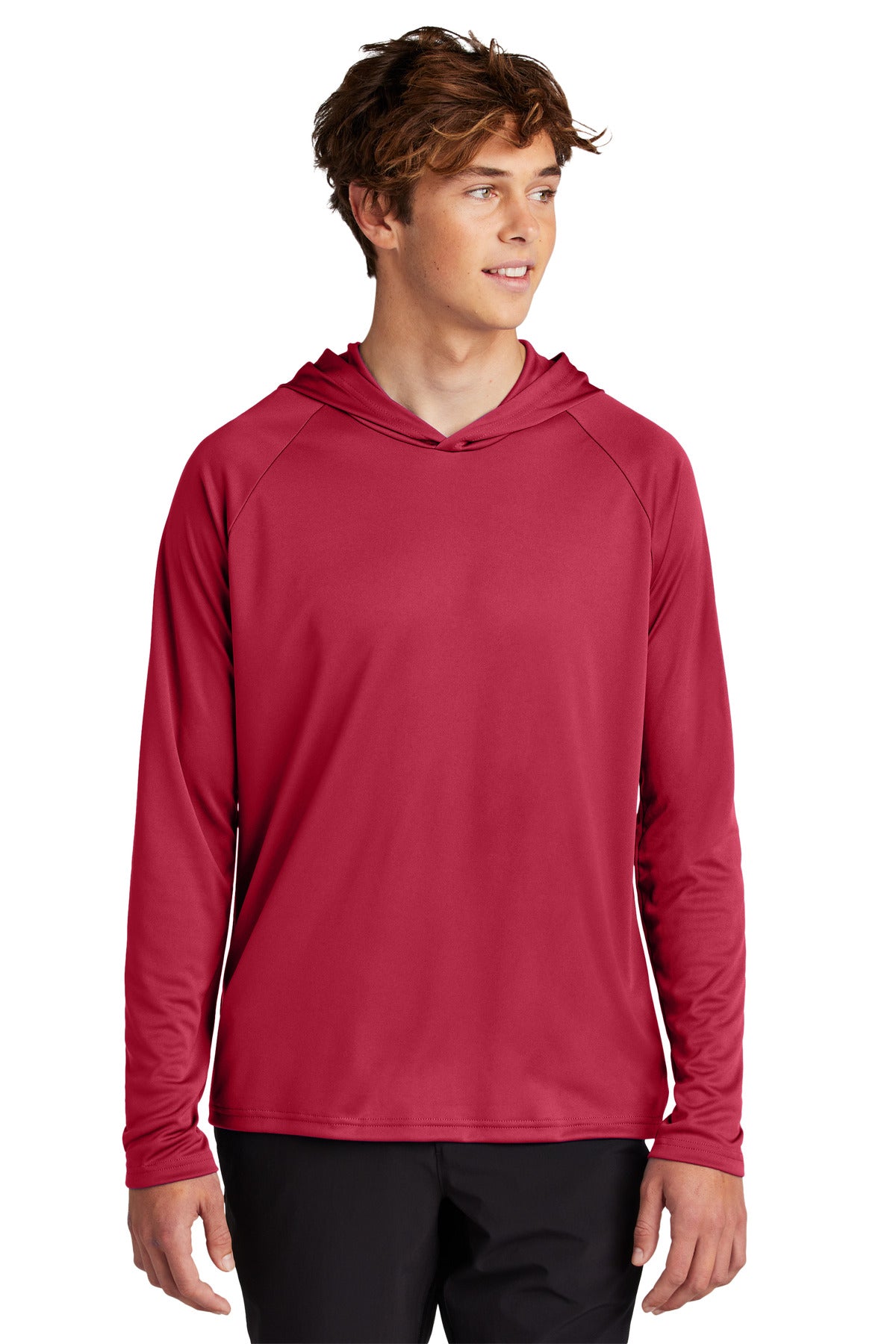 Custom Embroidery or DTF Print - Port & Co ® Performance Pullover Hooded Tee PC380H