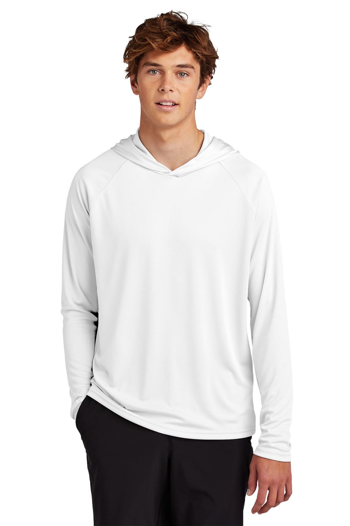 Custom Embroidery or DTF Print - Port & Co ® Performance Pullover Hooded Tee PC380H