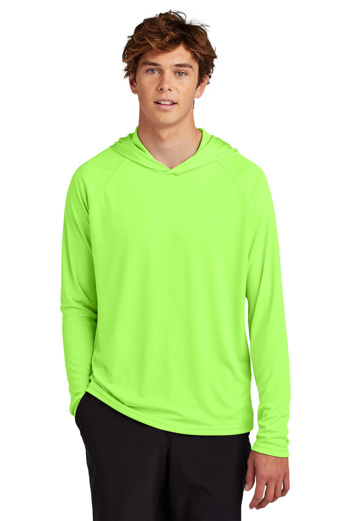 Custom Embroidery or DTF Print - Port & Co ® Performance Pullover Hooded Tee PC380H
