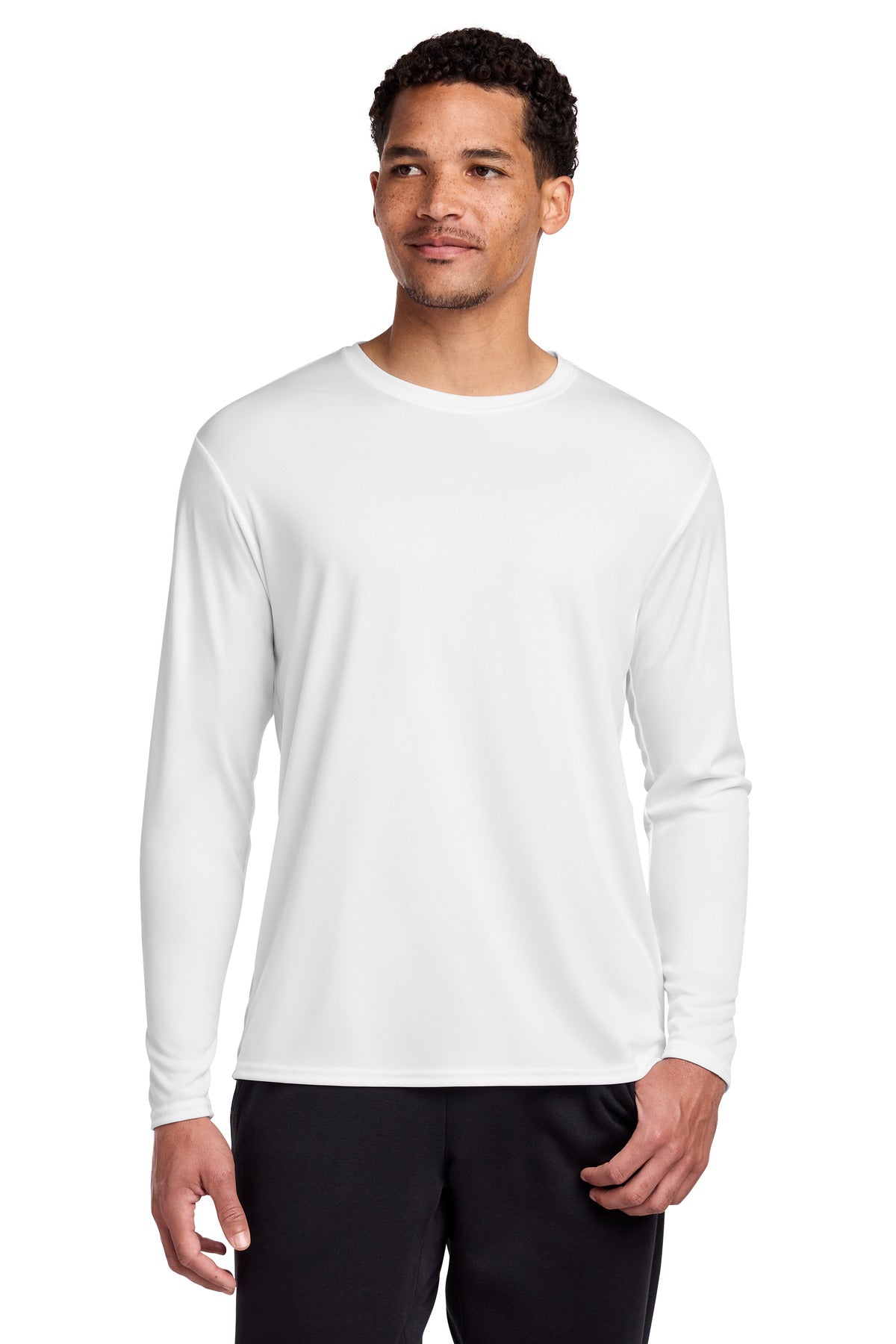 Custom Embroidery or DTF Print - Port & Co ® Long Sleeve Performance Tee. PC380LS