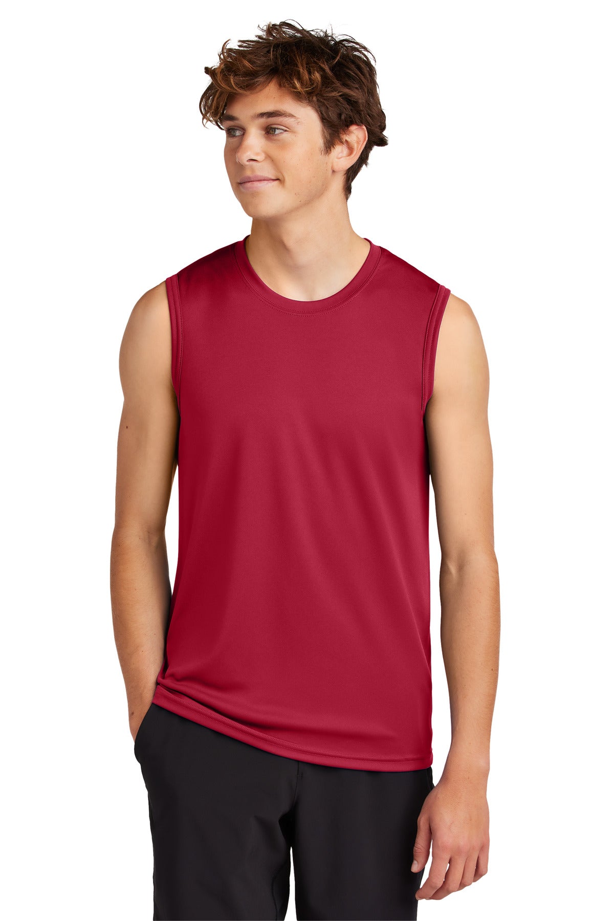 Custom Embroidery or DTF Print - Port & Co ® Performance Sleeveless Tee PC380SL