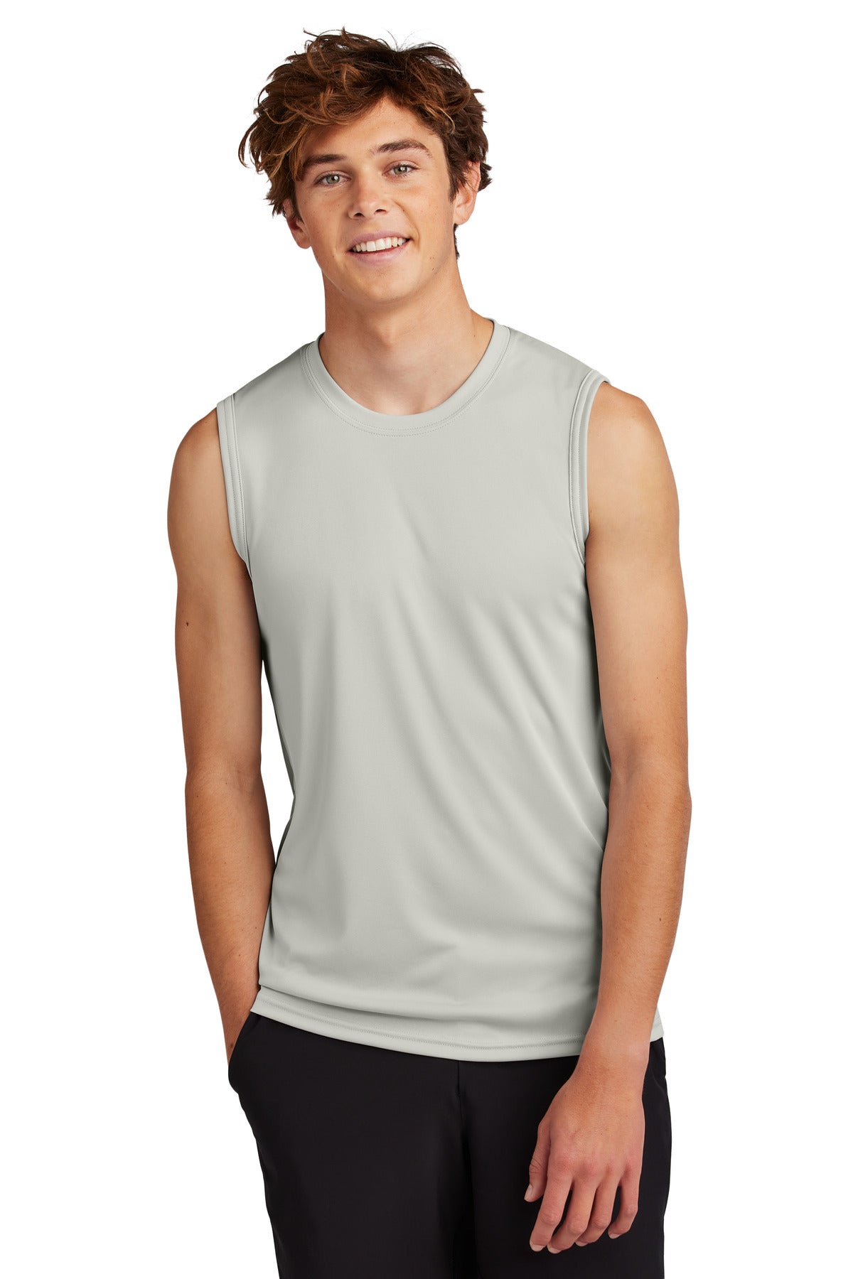Custom Embroidery or DTF Print - Port & Co ® Performance Sleeveless Tee PC380SL