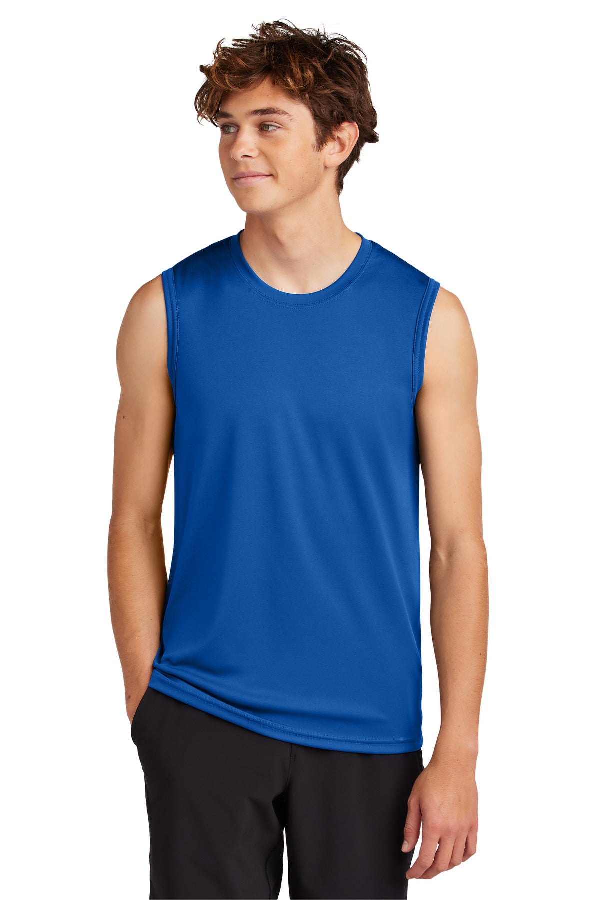 Custom Embroidery or DTF Print - Port & Co ® Performance Sleeveless Tee PC380SL