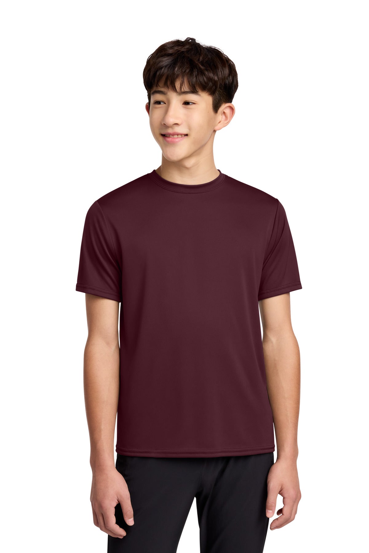 Custom Embroidery or DTF Print - Port & Co ® Youth Performance Tee. PC380Y