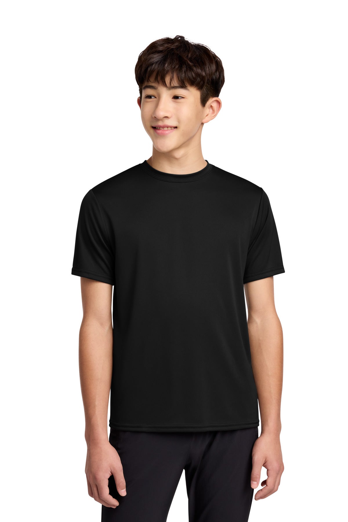 Custom Embroidery or DTF Print - Port & Co ® Youth Performance Tee. PC380Y