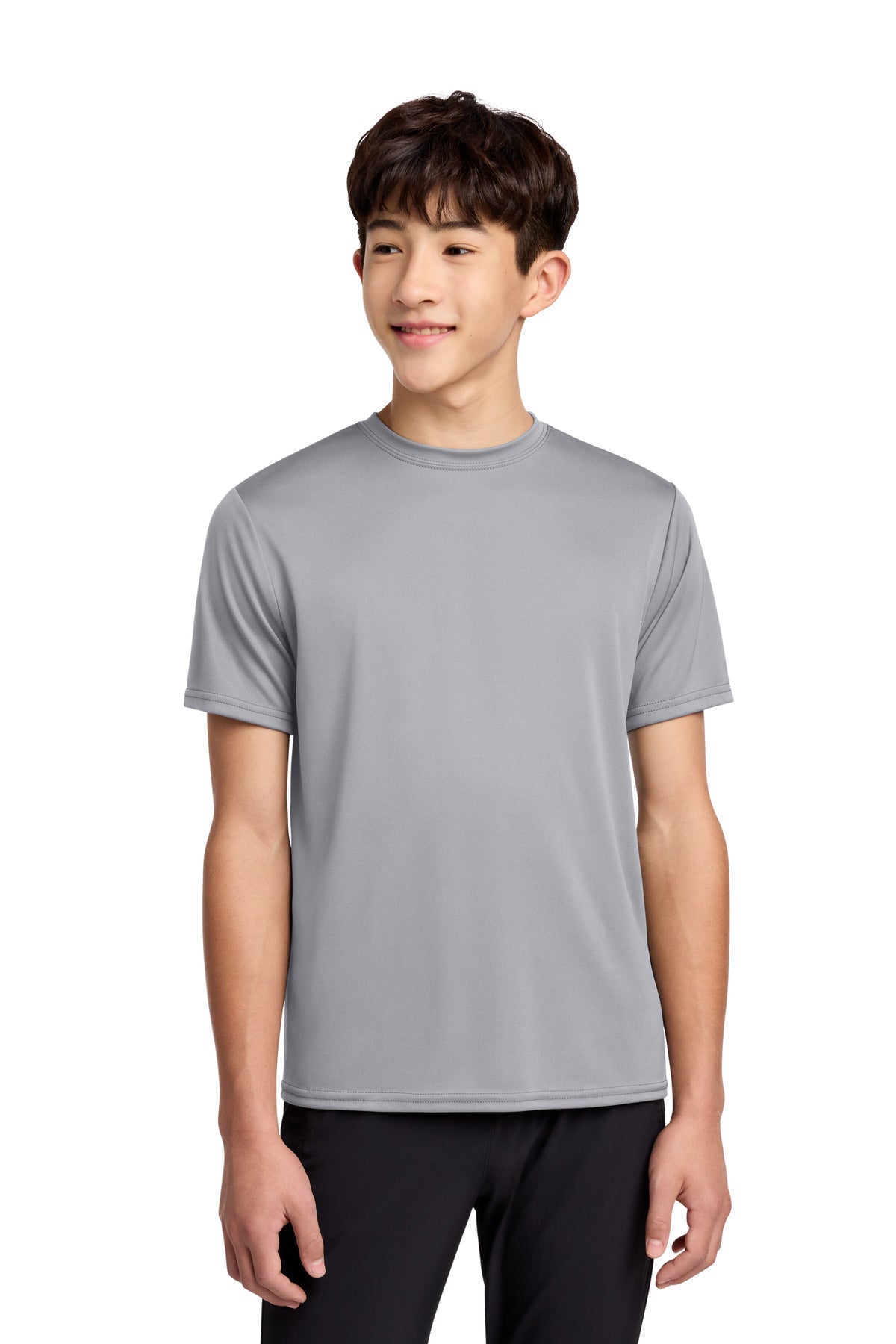 Custom Embroidery or DTF Print - Port & Co ® Youth Performance Tee. PC380Y