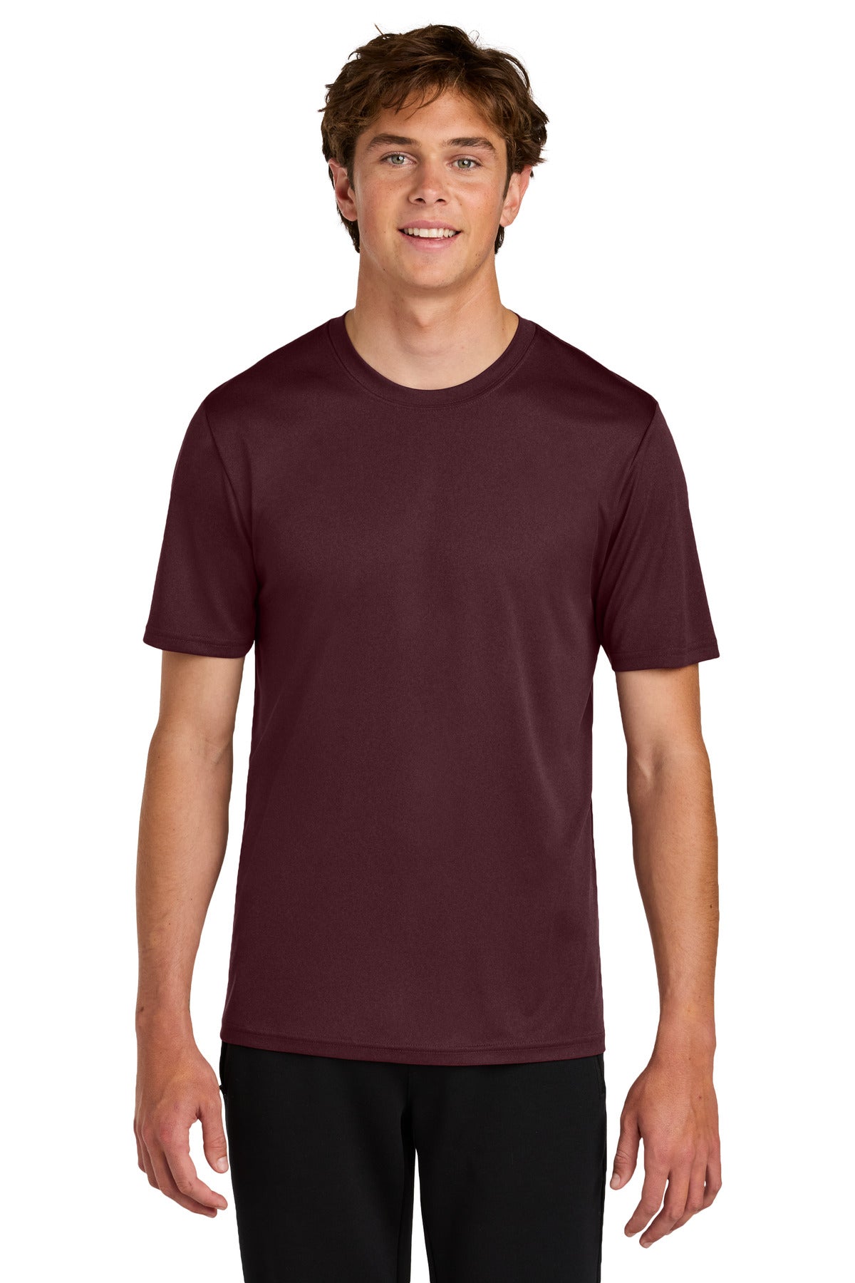Custom Embroidery or DTF Print - Port & Co ® Heather Performance Tee PC390