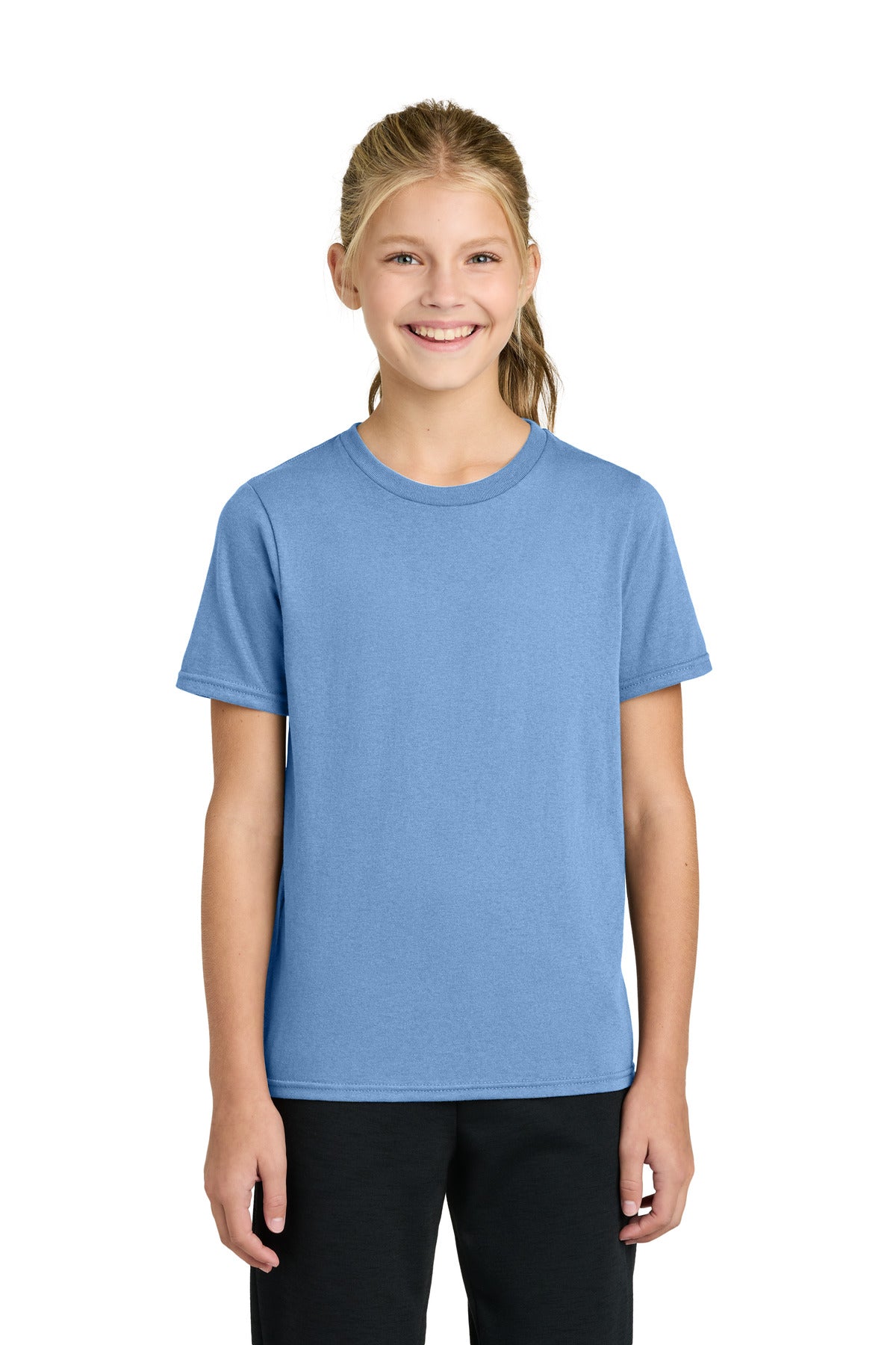 Custom Embroidery or DTF Print - Port & Co ® Youth Easy Cotton Tee PC43Y