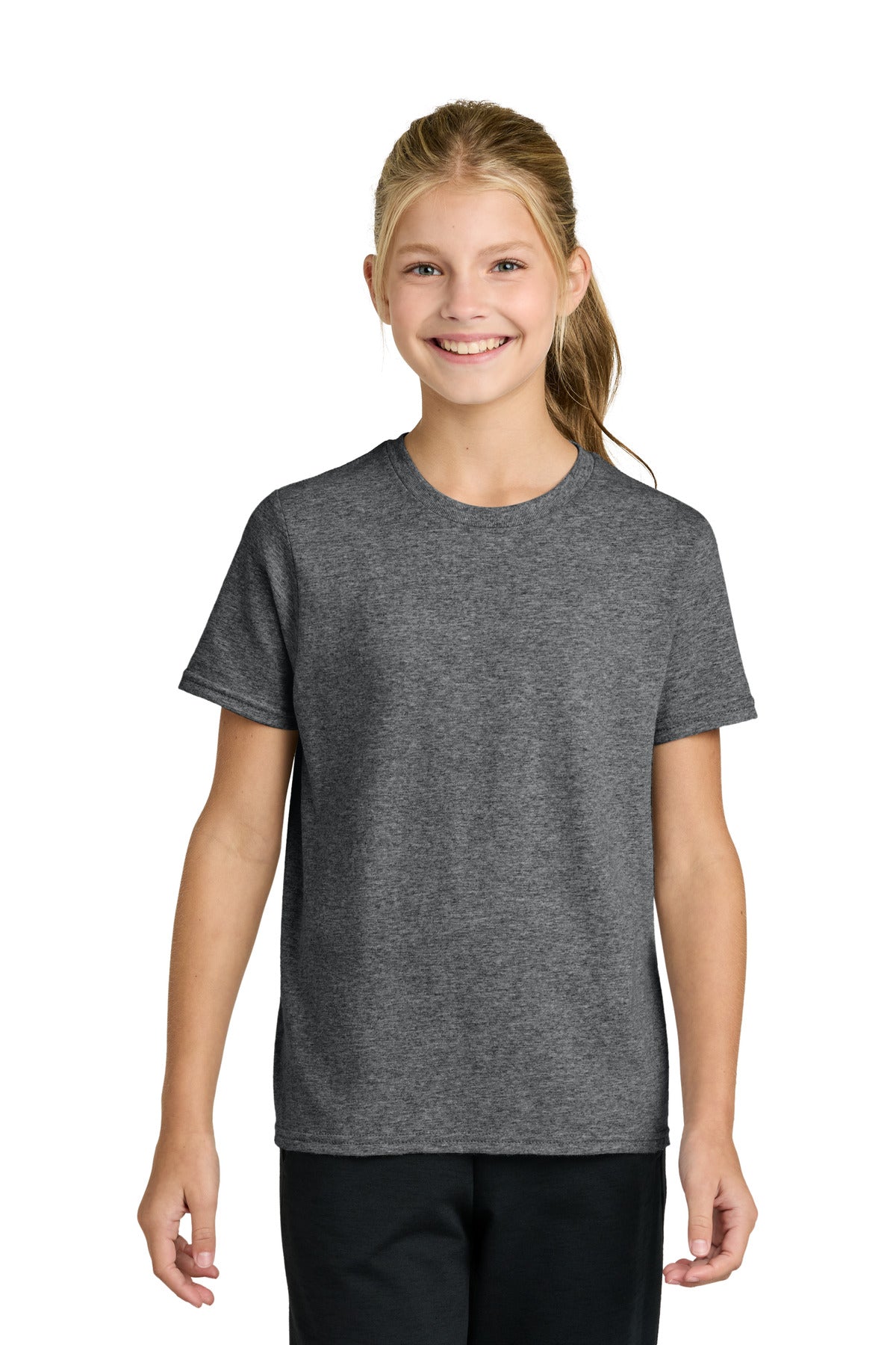 Custom Embroidery or DTF Print - Port & Co ® Youth Easy Cotton Tee PC43Y