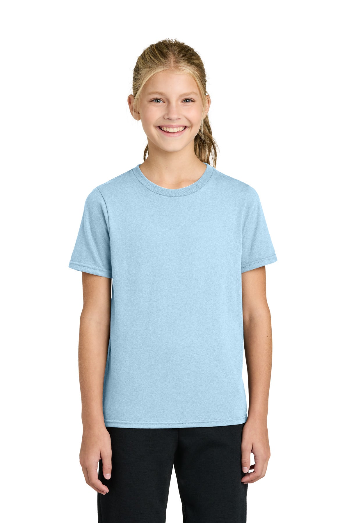 Custom Embroidery or DTF Print - Port & Co ® Youth Easy Cotton Tee PC43Y