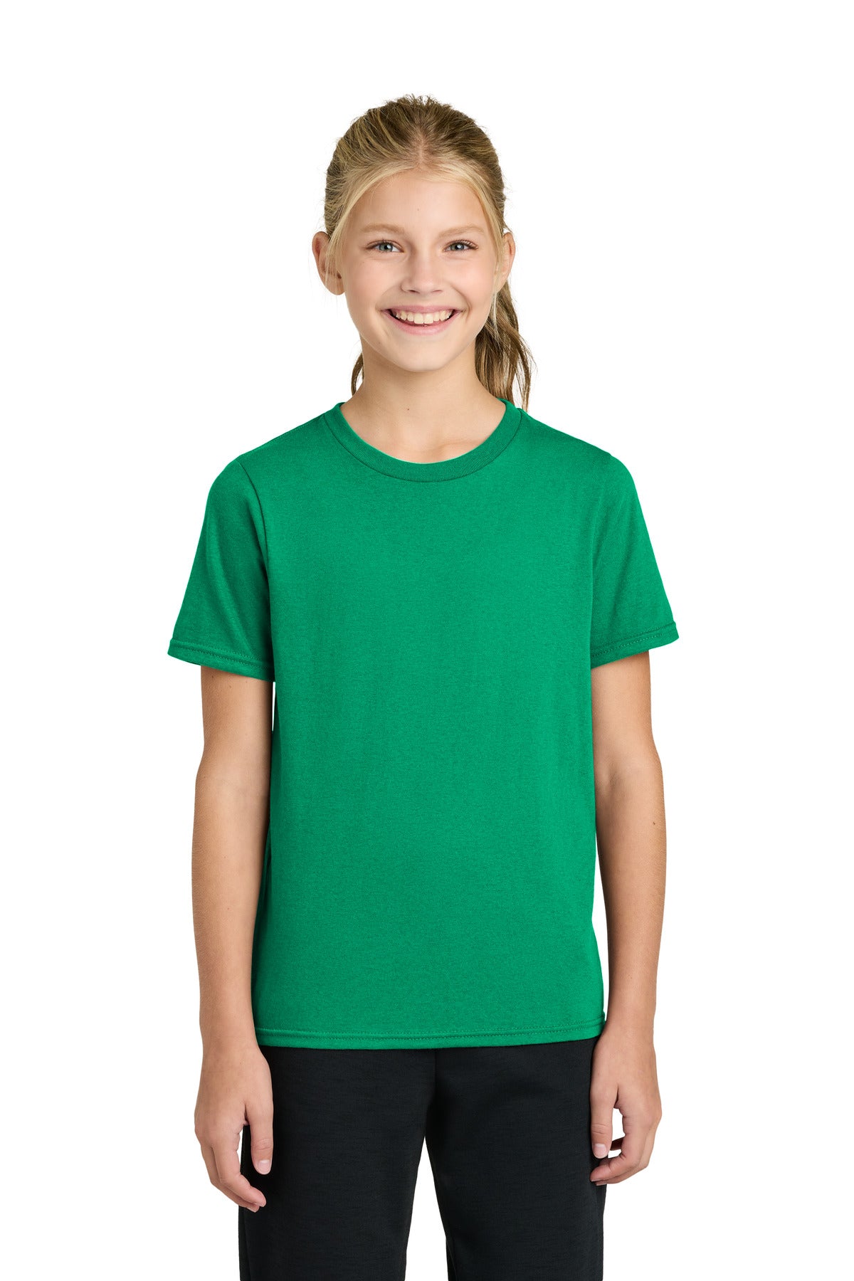 Custom Embroidery or DTF Print - Port & Co ® Youth Easy Cotton Tee PC43Y