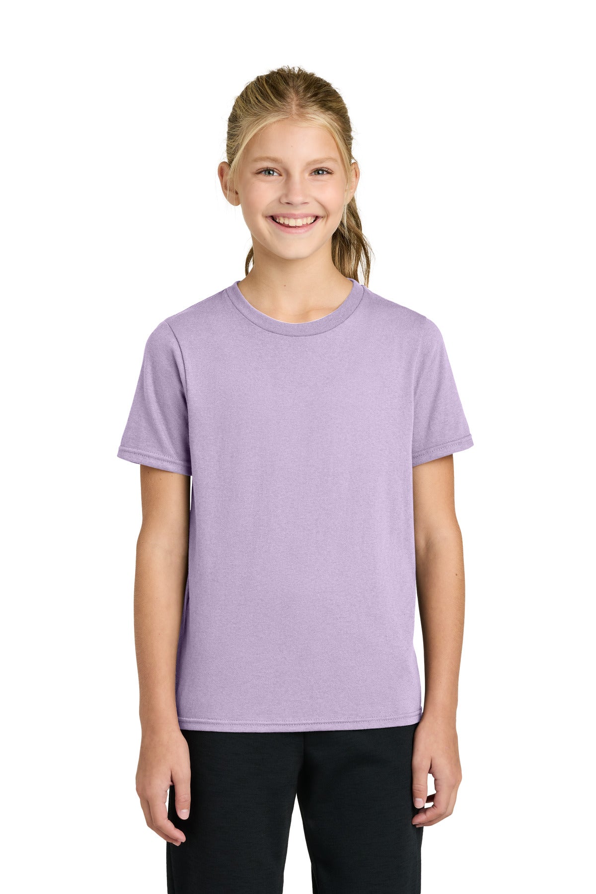 Custom Embroidery or DTF Print - Port & Co ® Youth Easy Cotton Tee PC43Y