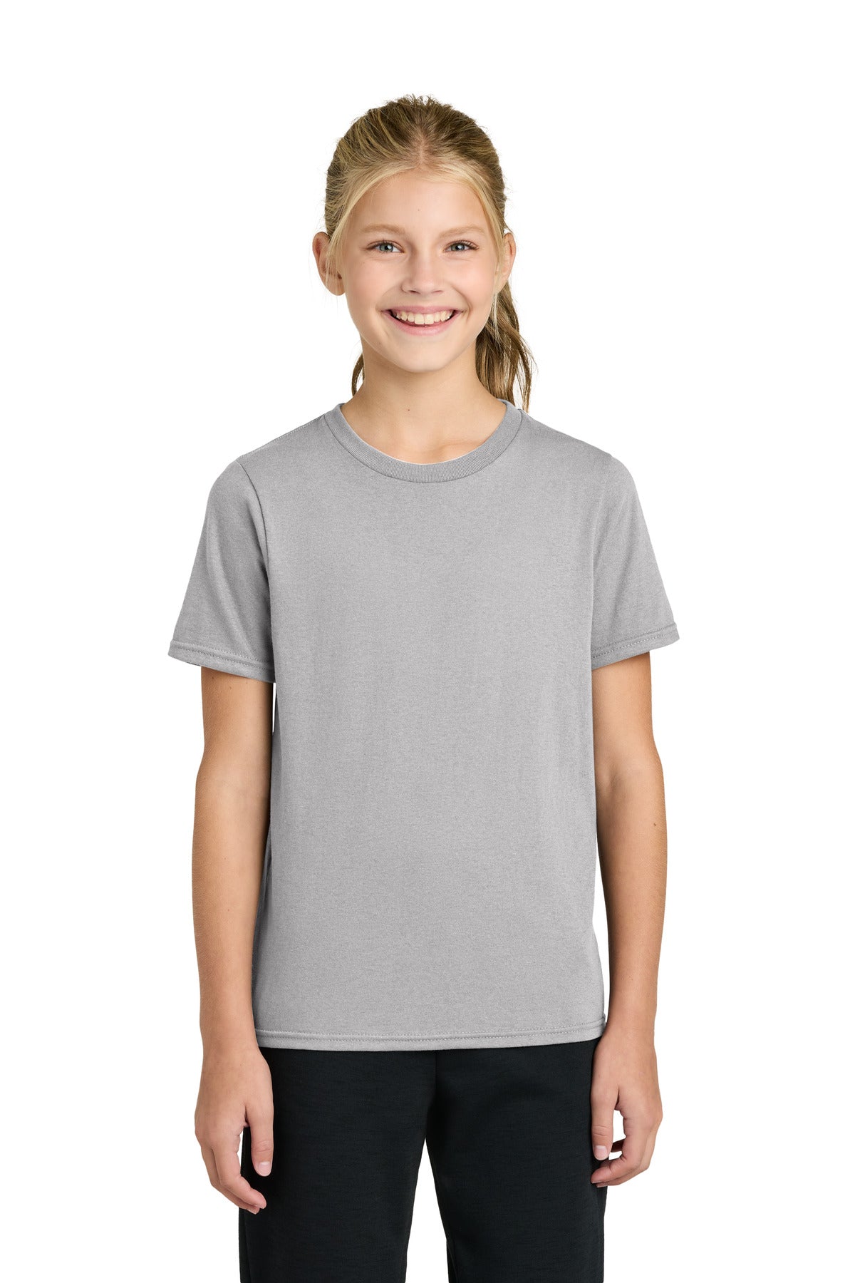 Custom Embroidery or DTF Print - Port & Co ® Youth Easy Cotton Tee PC43Y