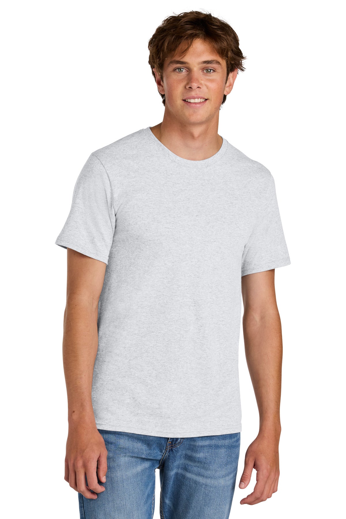 Custom Embroidery or DTF Print - Port & Co ® Easy Cotton Tee PC43