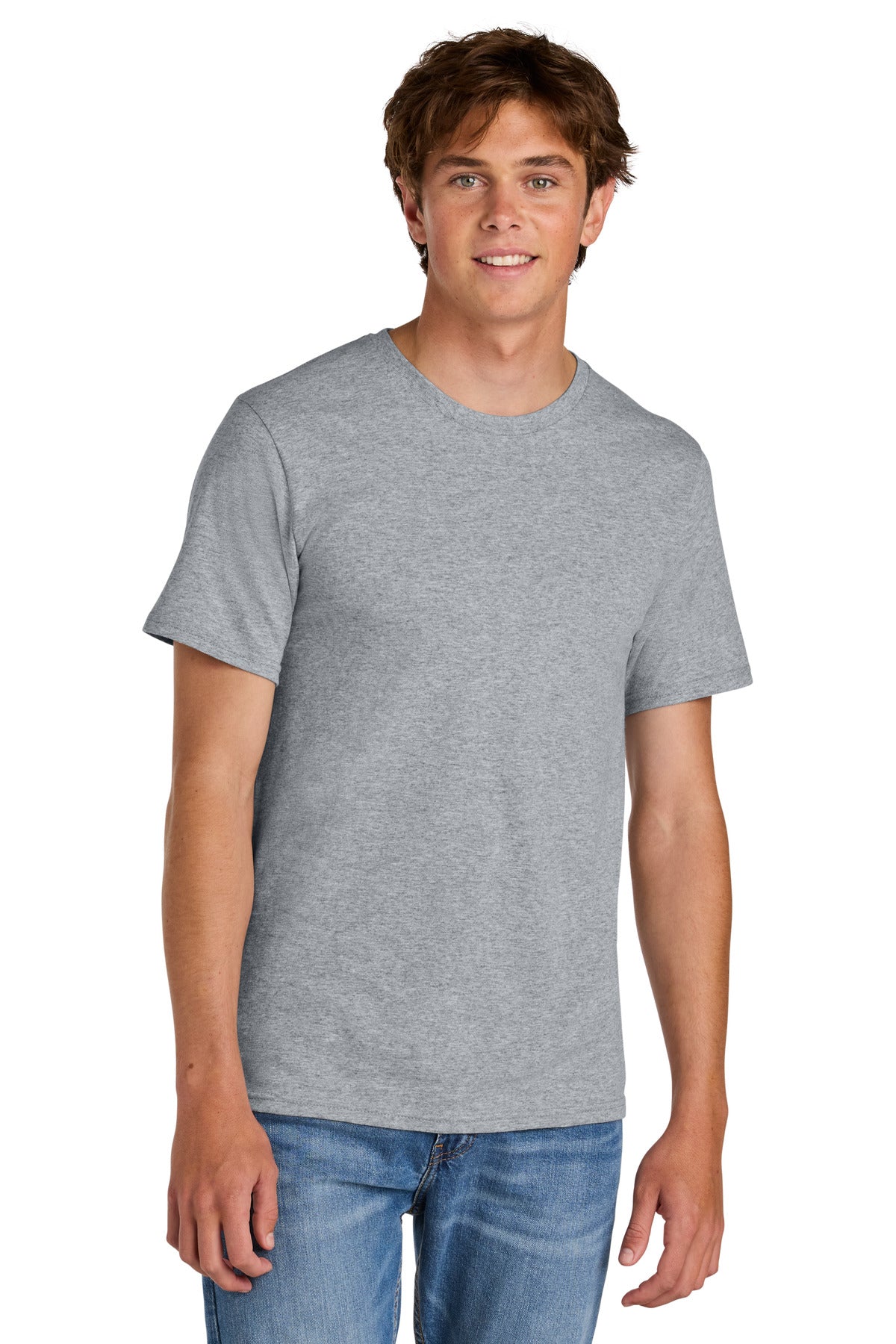 Custom Embroidery or DTF Print - Port & Co ® Easy Cotton Tee PC43