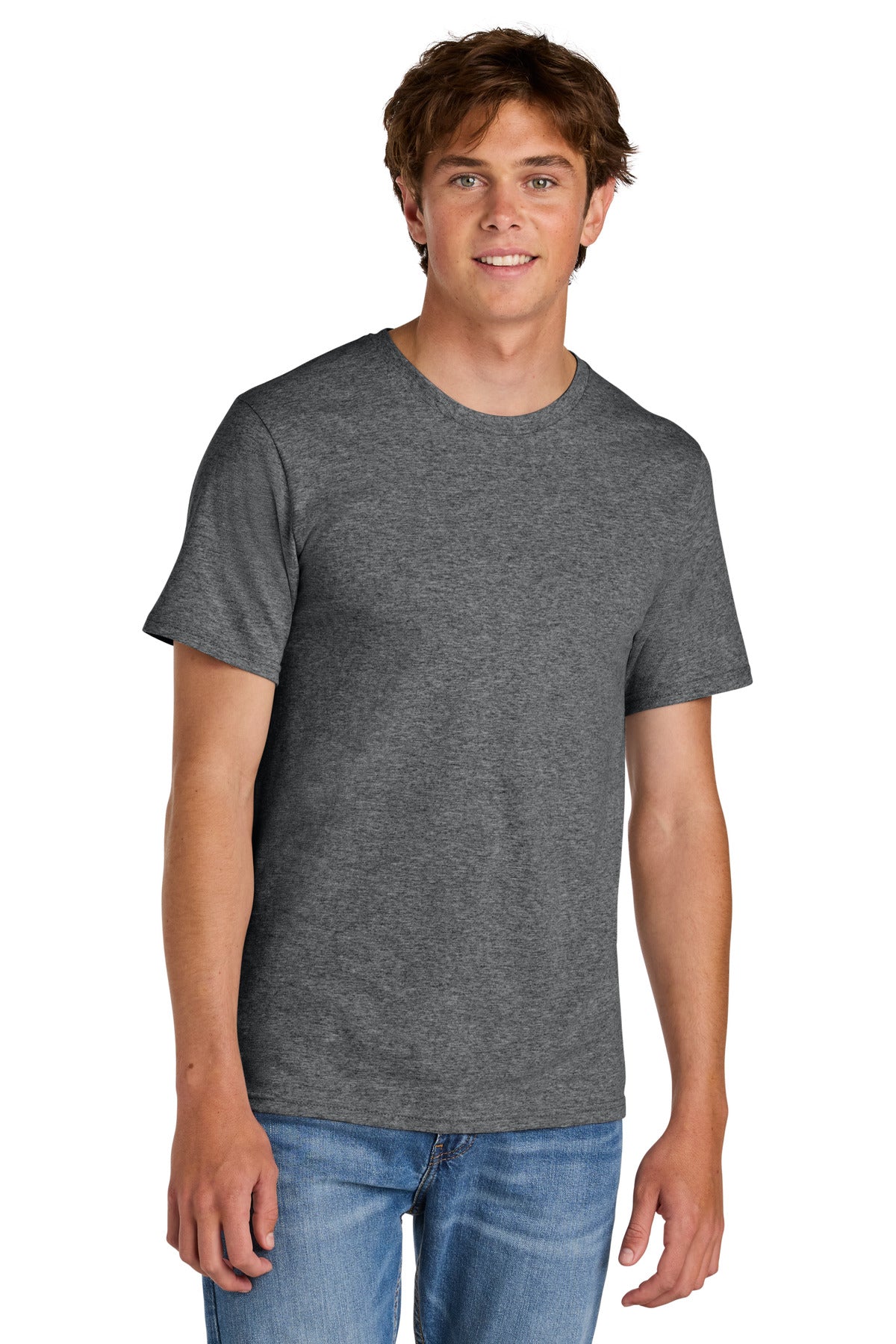 Custom Embroidery or DTF Print - Port & Co ® Easy Cotton Tee PC43